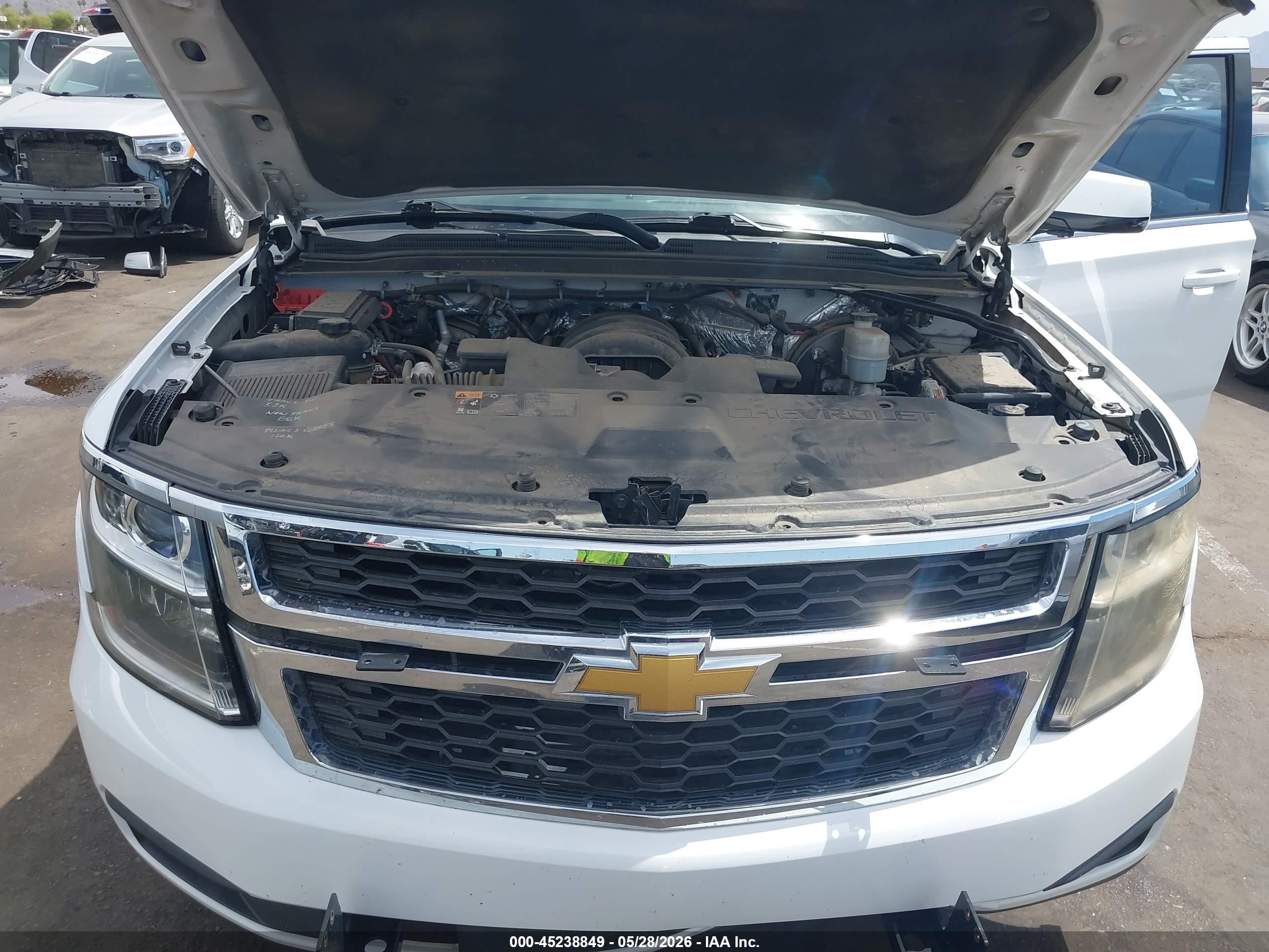 2015 Chevrolet Tahoe Commercial Fleet White vin: 1GNLC2EC0FR565007