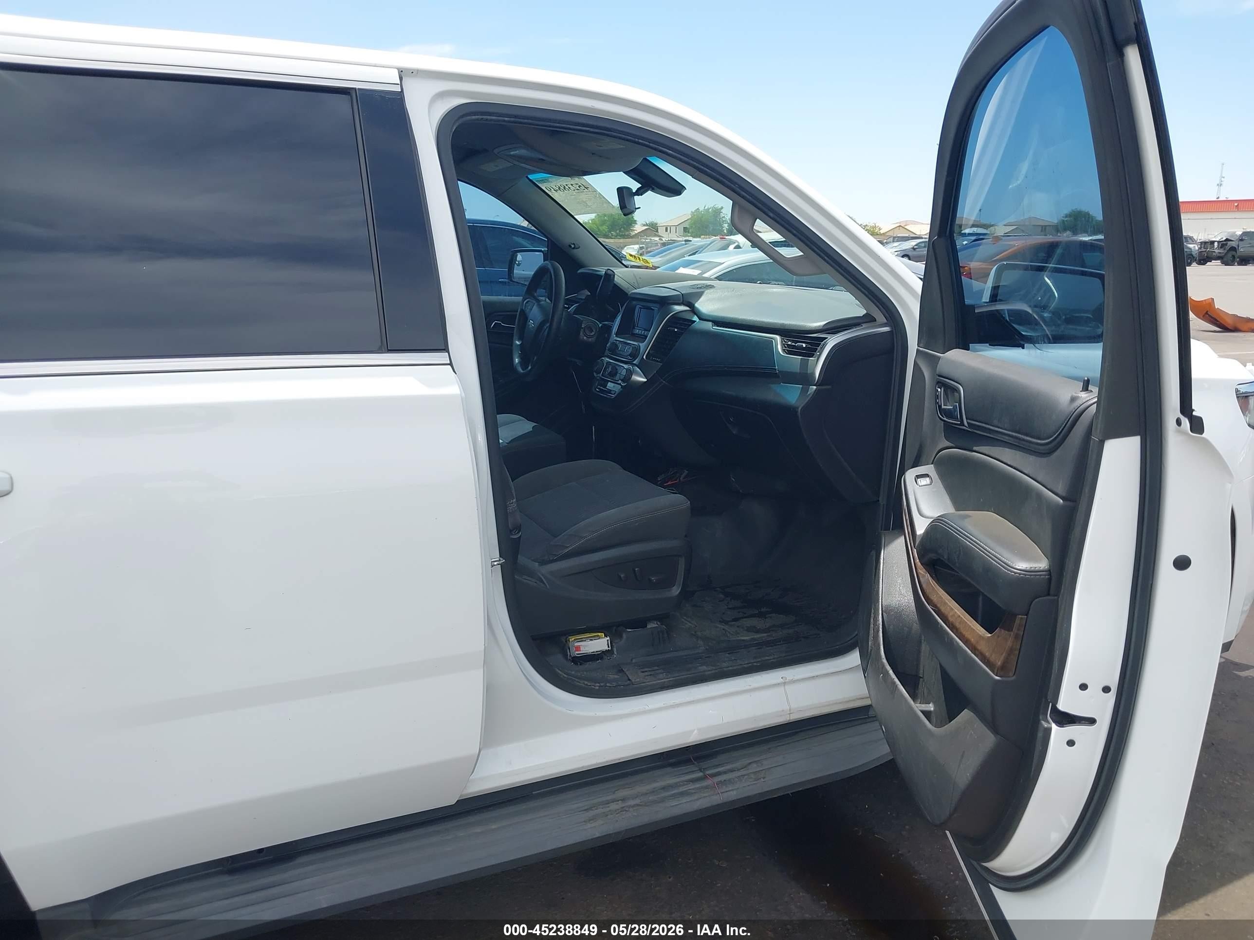 2015 Chevrolet Tahoe Commercial Fleet White vin: 1GNLC2EC0FR565007