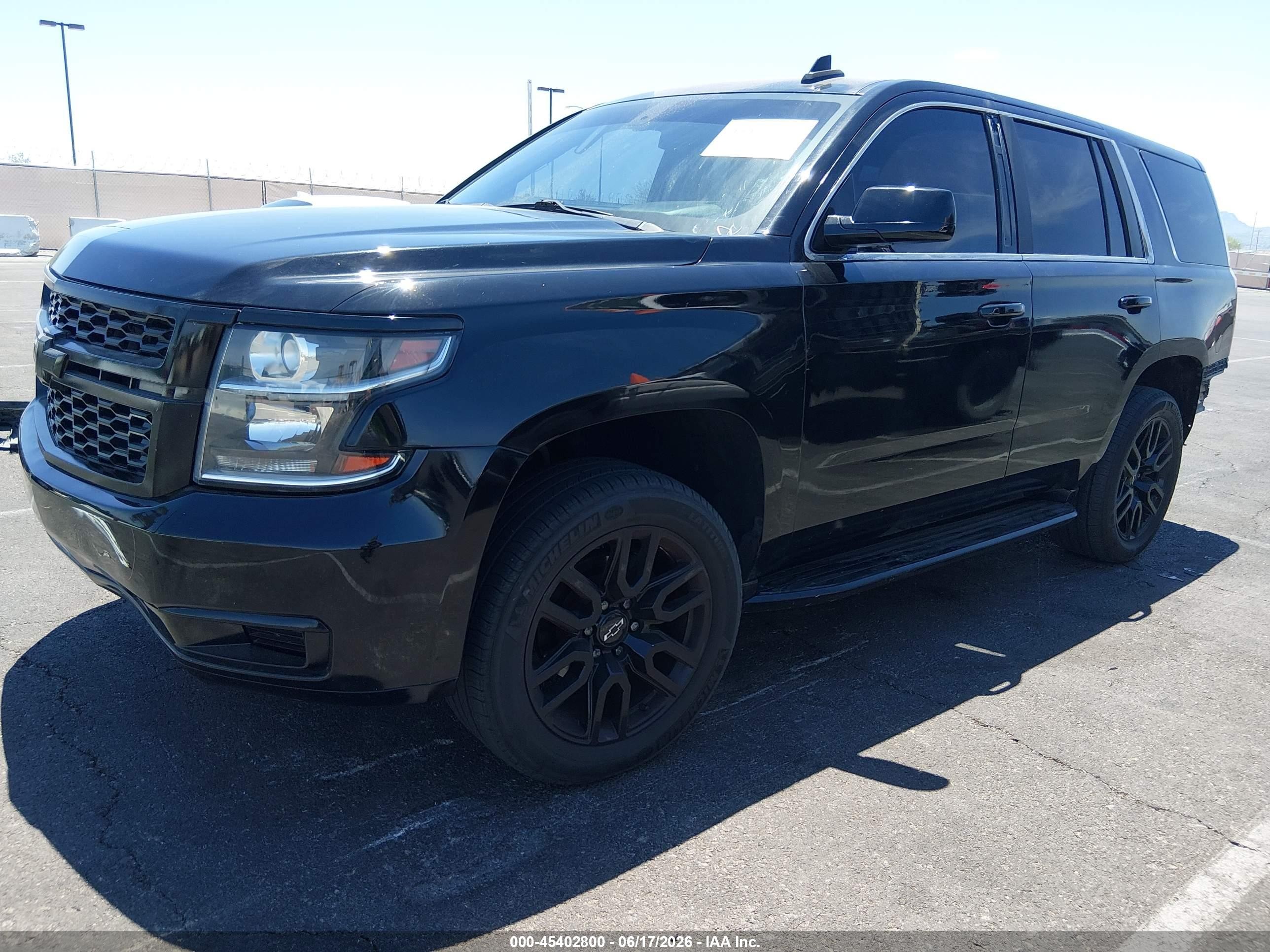 2015 Chevrolet Tahoe Commercial Fleet Black vin: 1GNLC2EC0FR713091