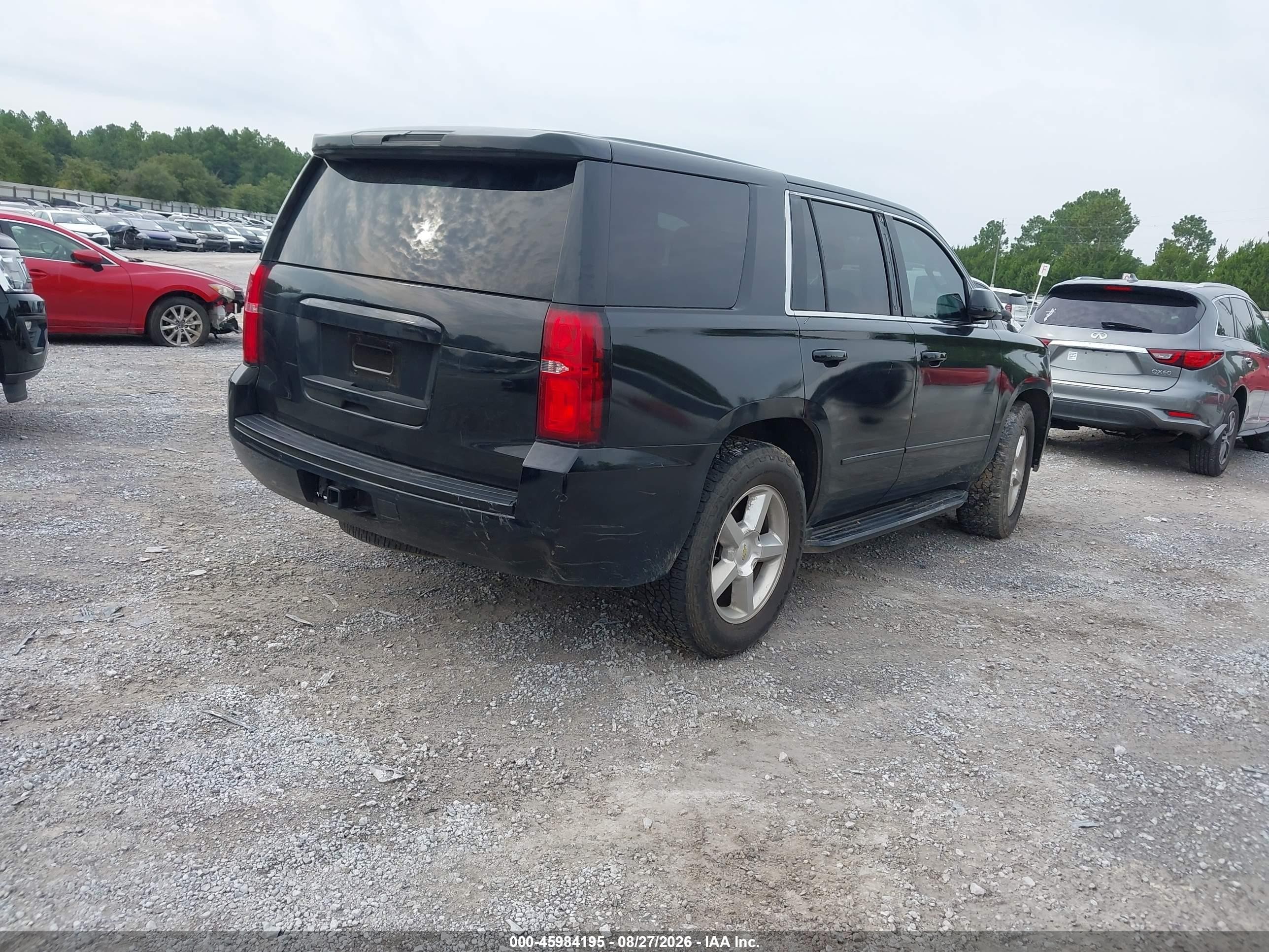 2015 Chevrolet Tahoe Commercial Black vin: 1GNLC2EC3FR526637