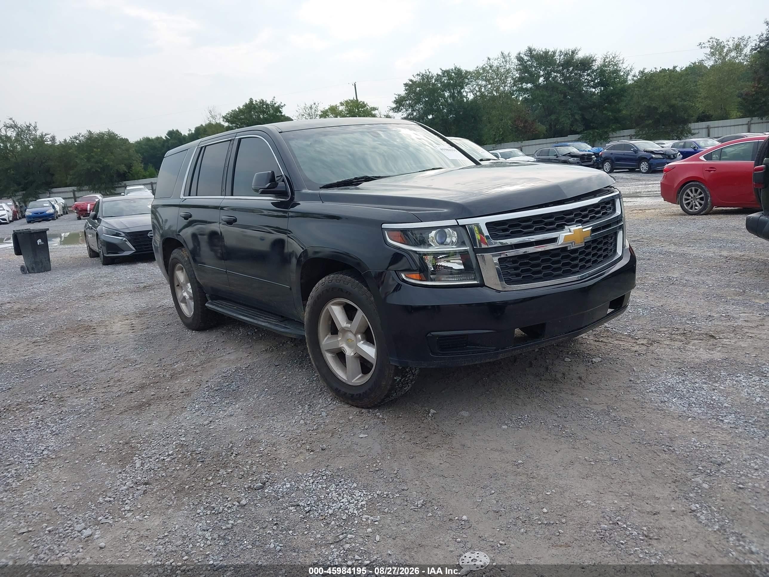 2015 Chevrolet Tahoe Commercial Black vin: 1GNLC2EC3FR526637