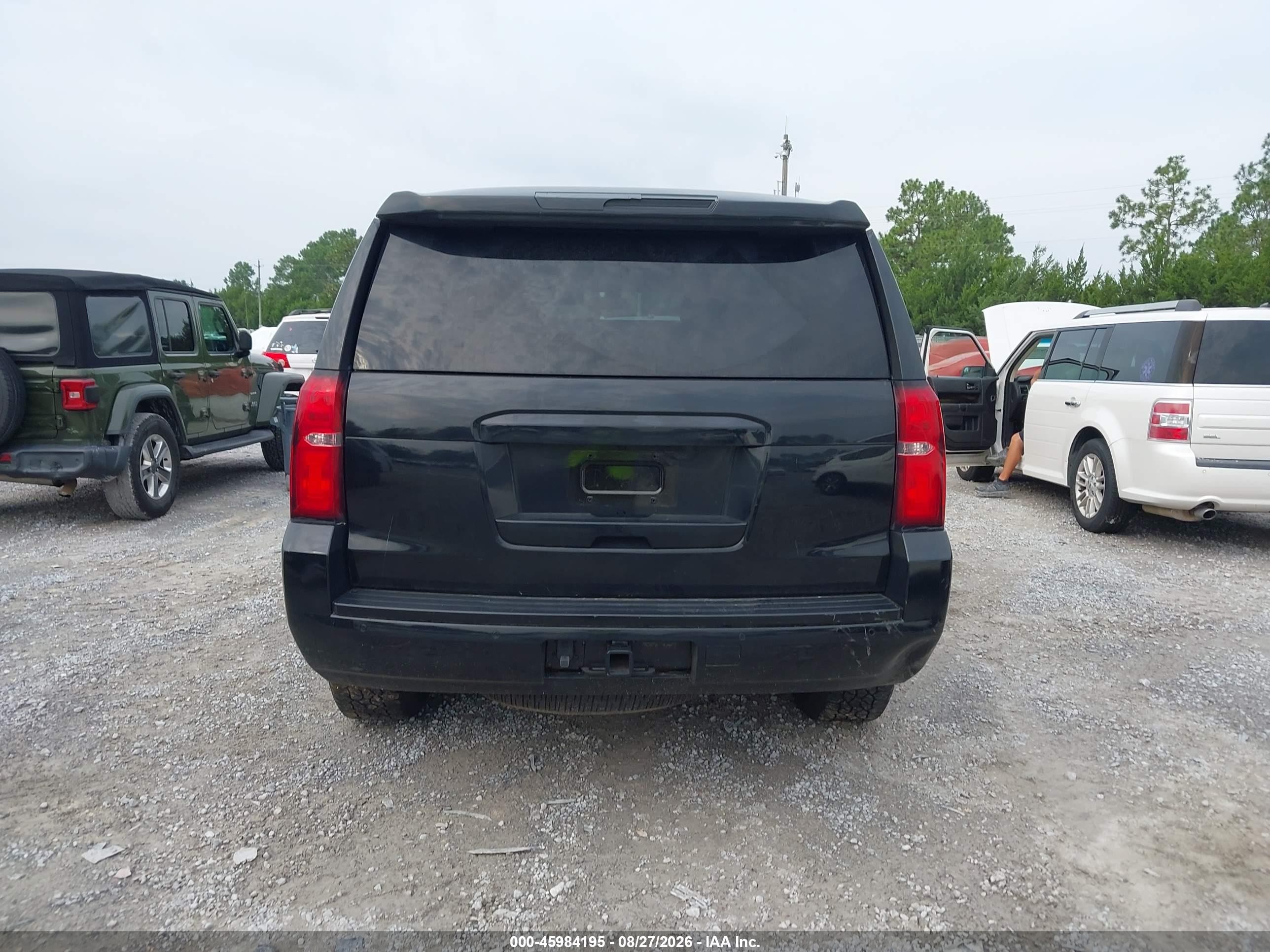 2015 Chevrolet Tahoe Commercial Black vin: 1GNLC2EC3FR526637