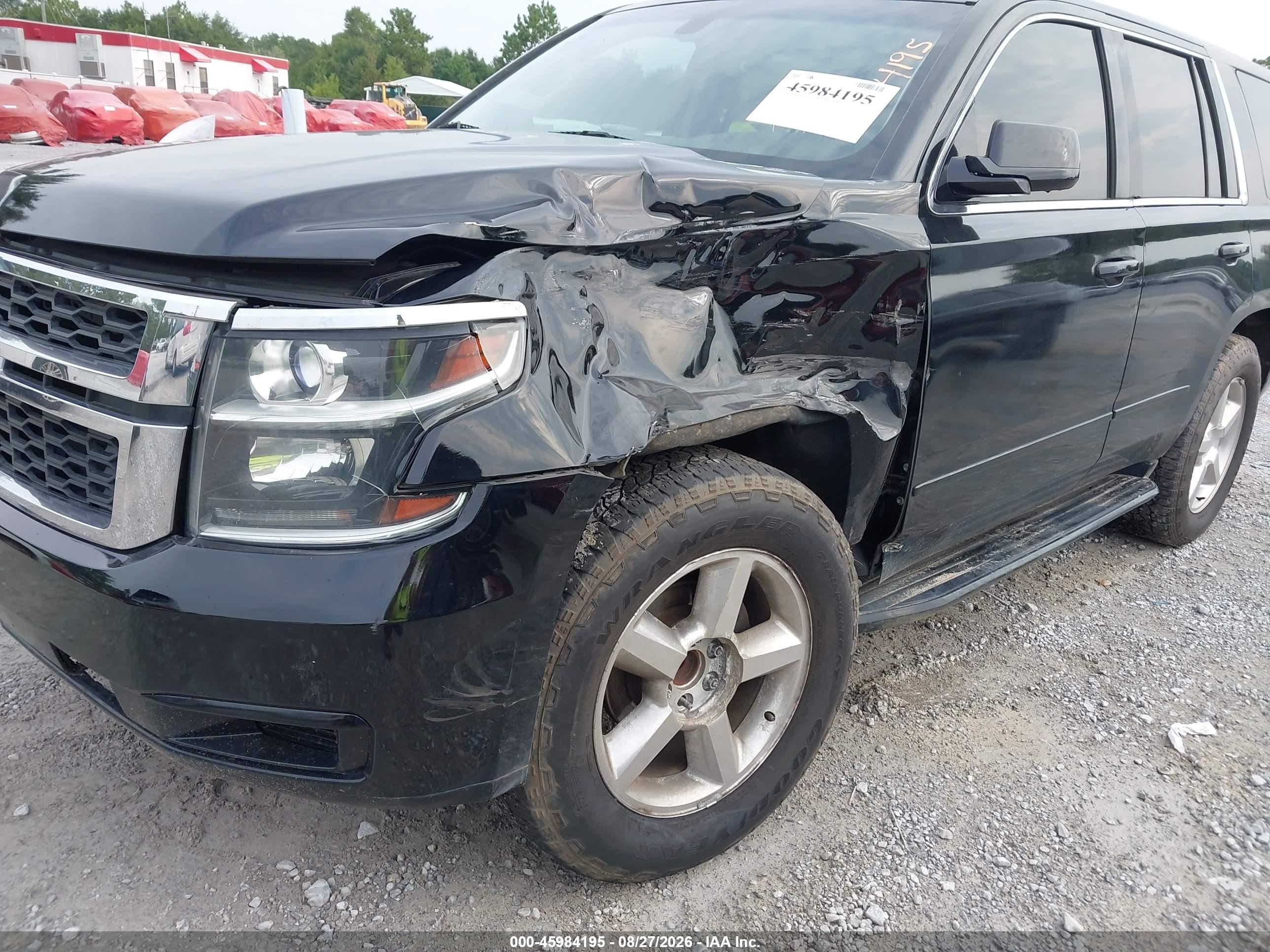 2015 Chevrolet Tahoe Commercial Black vin: 1GNLC2EC3FR526637
