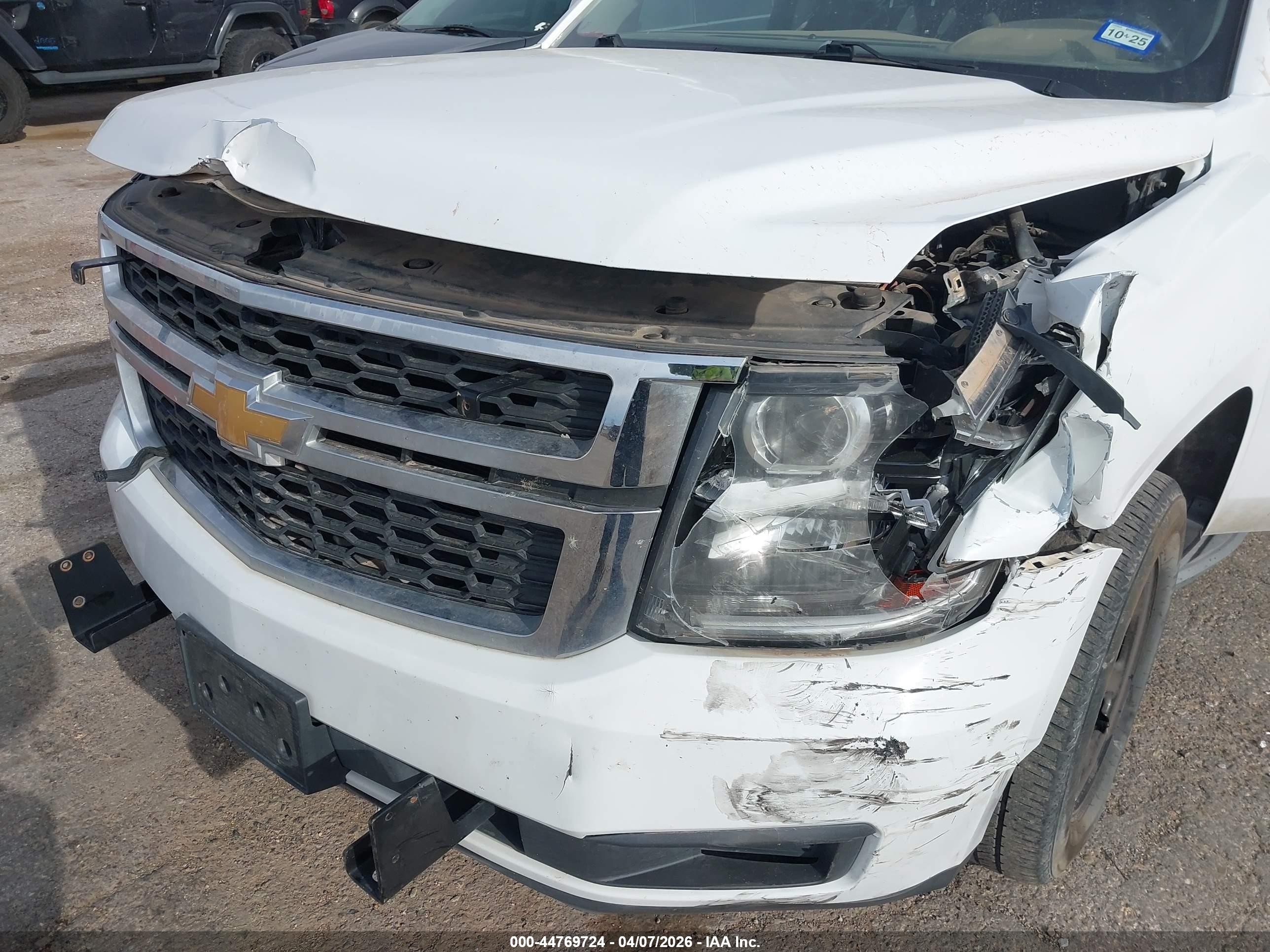 2015 Chevrolet Tahoe Commercial Fleet White vin: 1GNLC2EC4FR625760