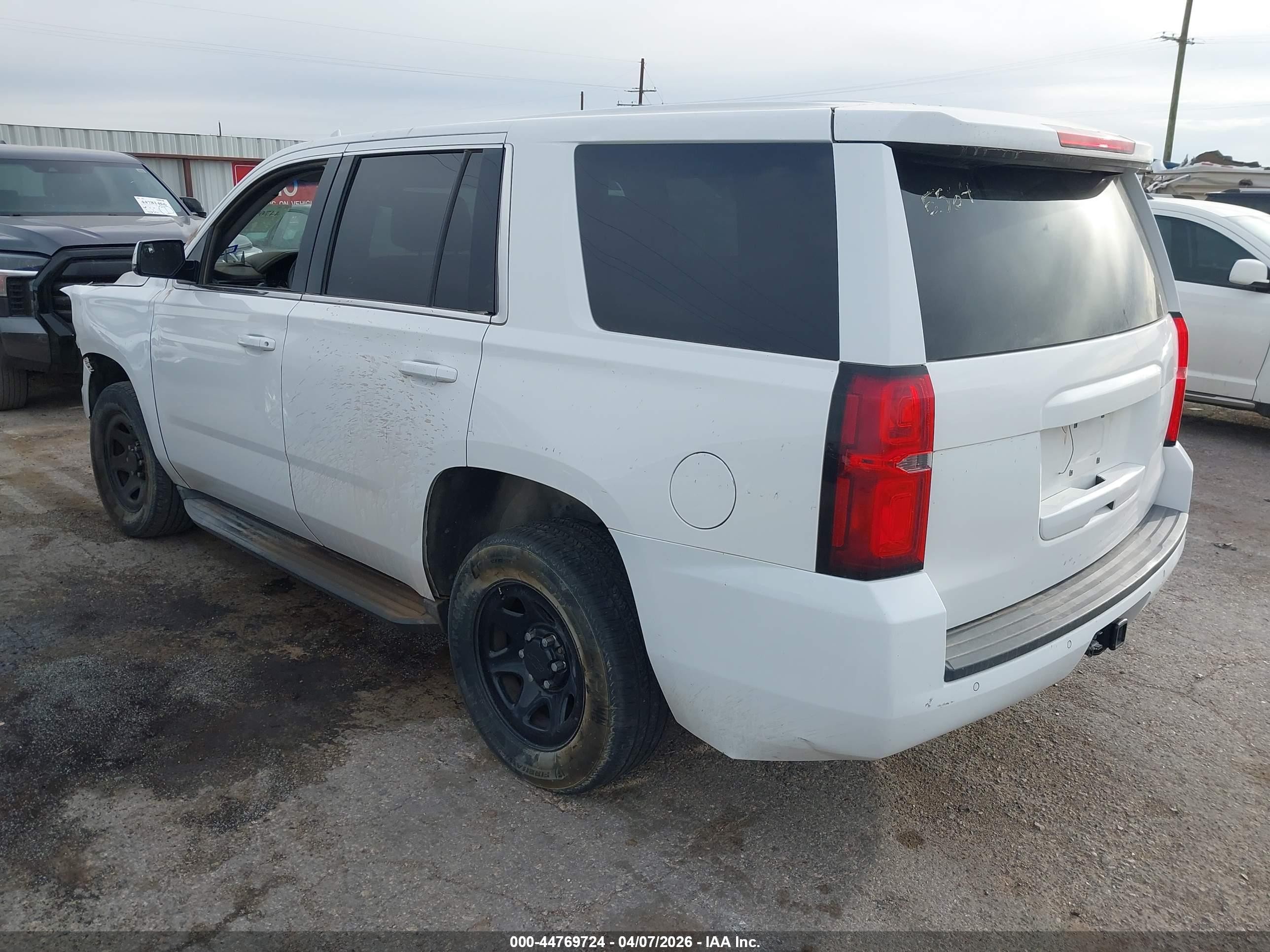 2015 Chevrolet Tahoe Commercial Fleet White vin: 1GNLC2EC4FR625760