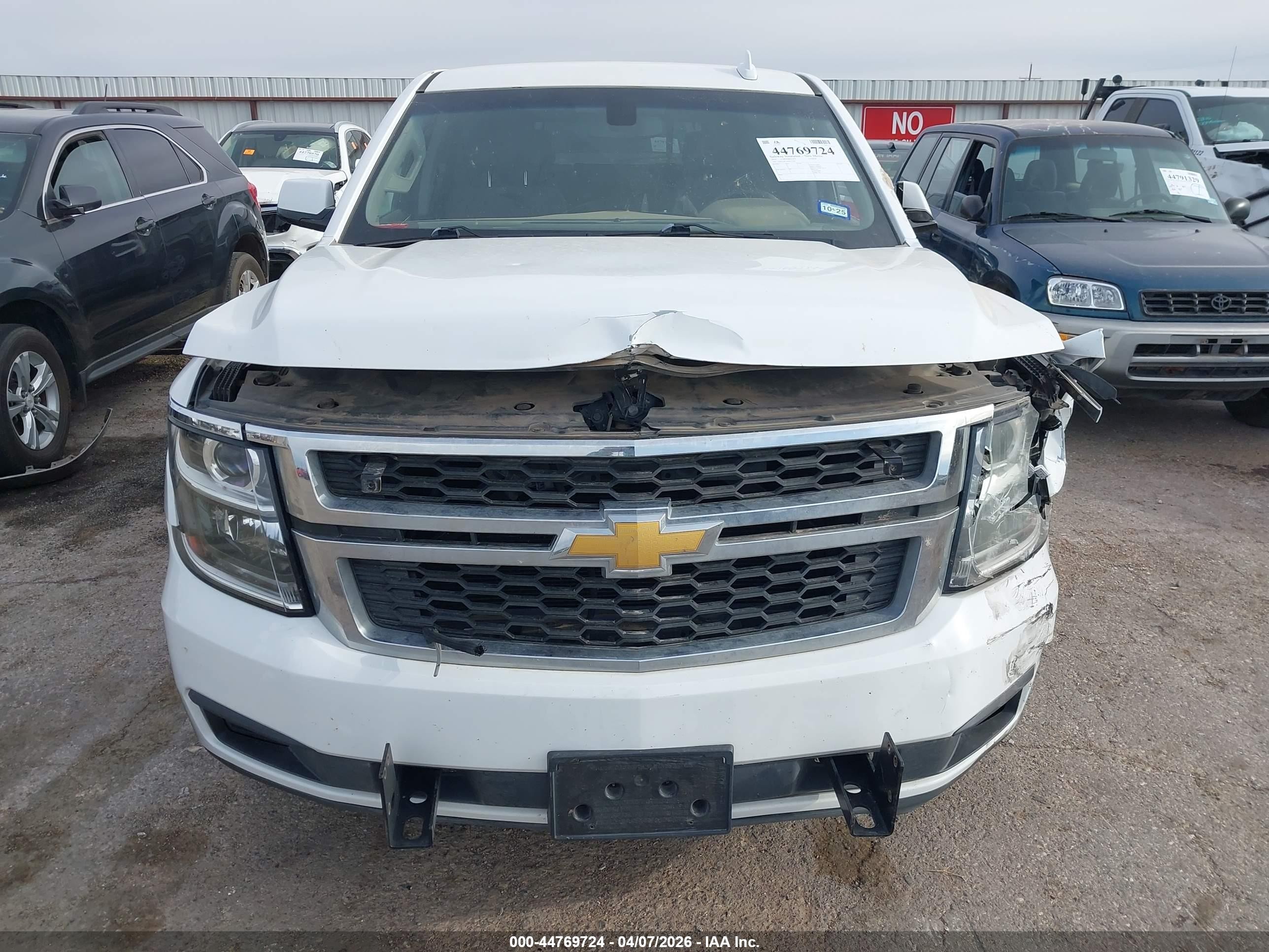 2015 Chevrolet Tahoe Commercial Fleet White vin: 1GNLC2EC4FR625760