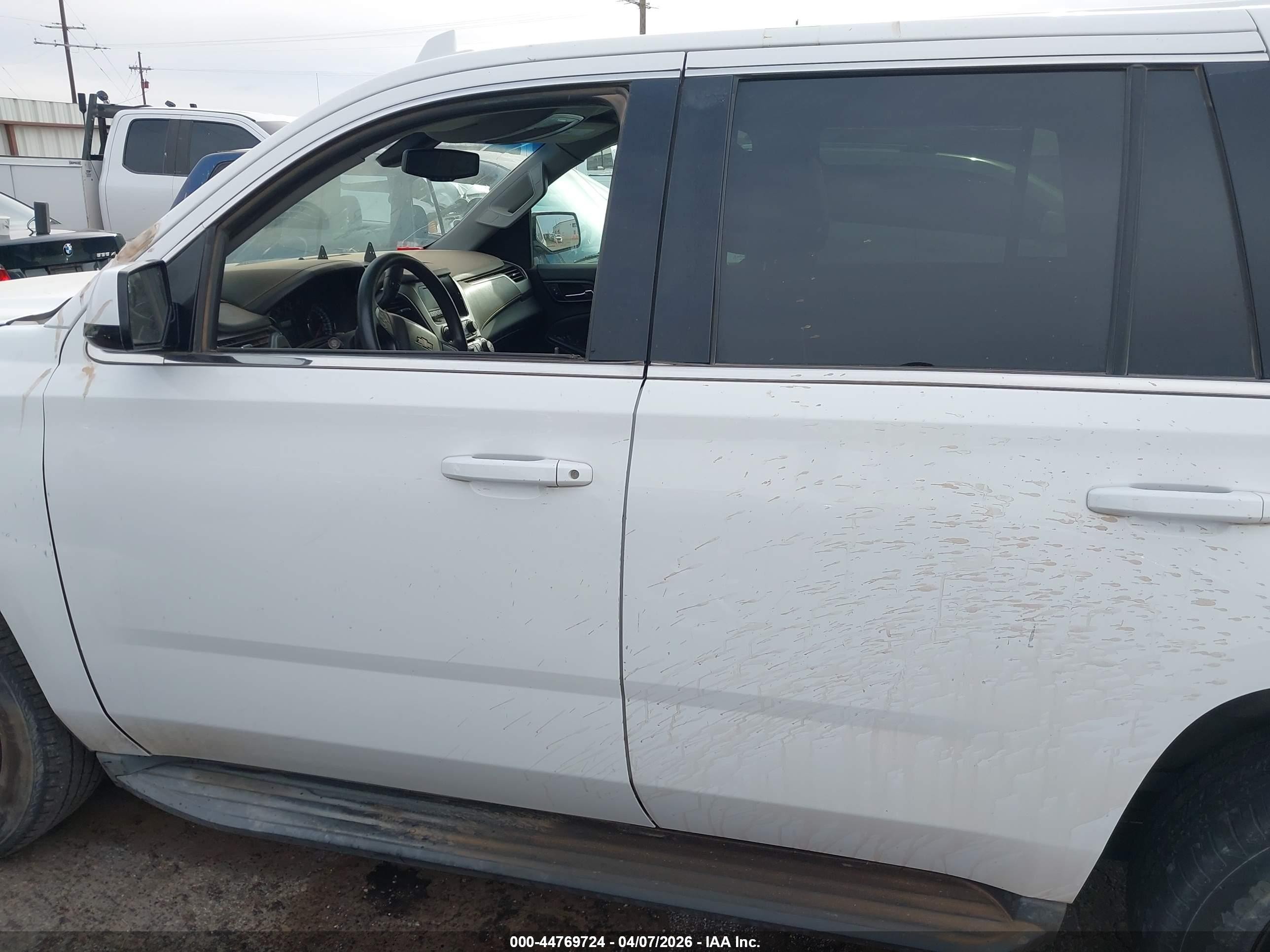 2015 Chevrolet Tahoe Commercial Fleet White vin: 1GNLC2EC4FR625760
