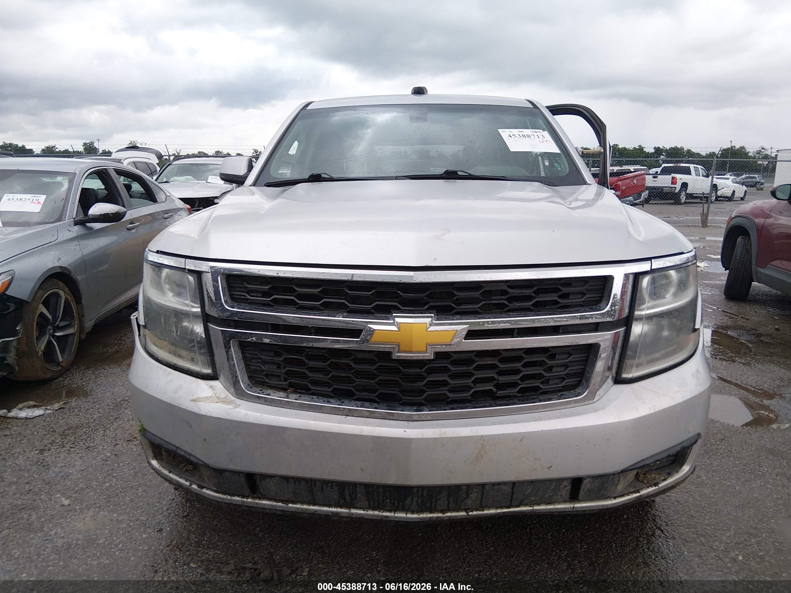 2015 Chevrolet Tahoe Commercial Fleet Silver vin: 1GNLC2EC9FR274327