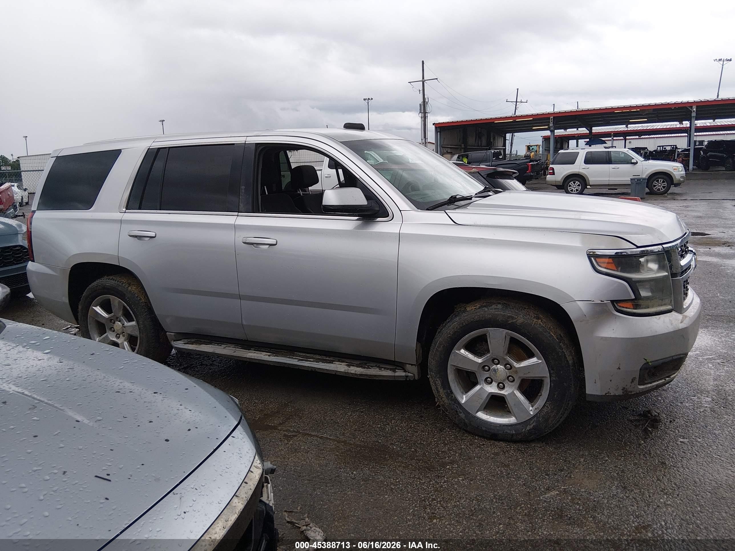 2015 Chevrolet Tahoe Commercial Fleet Silver vin: 1GNLC2EC9FR274327