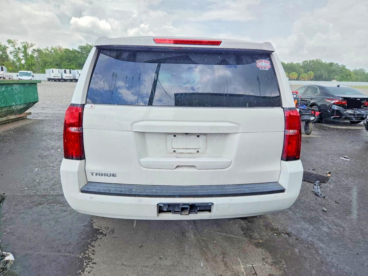 2015 Chevrolet Tahoe Police White vin: 1GNLC2EC9FR548612