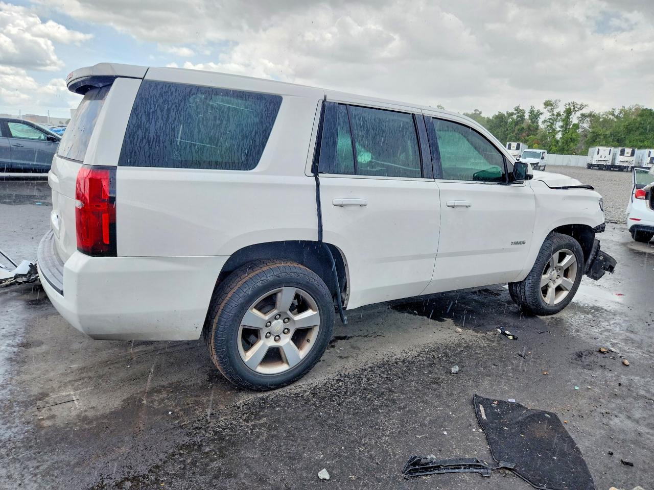 2015 Chevrolet Tahoe Police White vin: 1GNLC2EC9FR548612