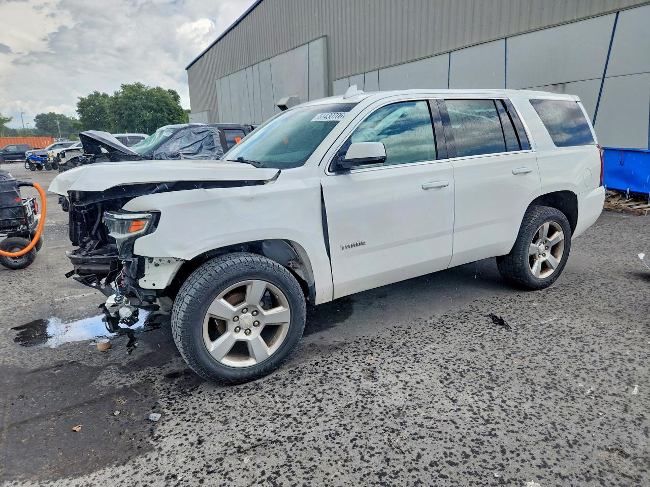 2015 Chevrolet Tahoe Police White vin: 1GNLC2EC9FR548612