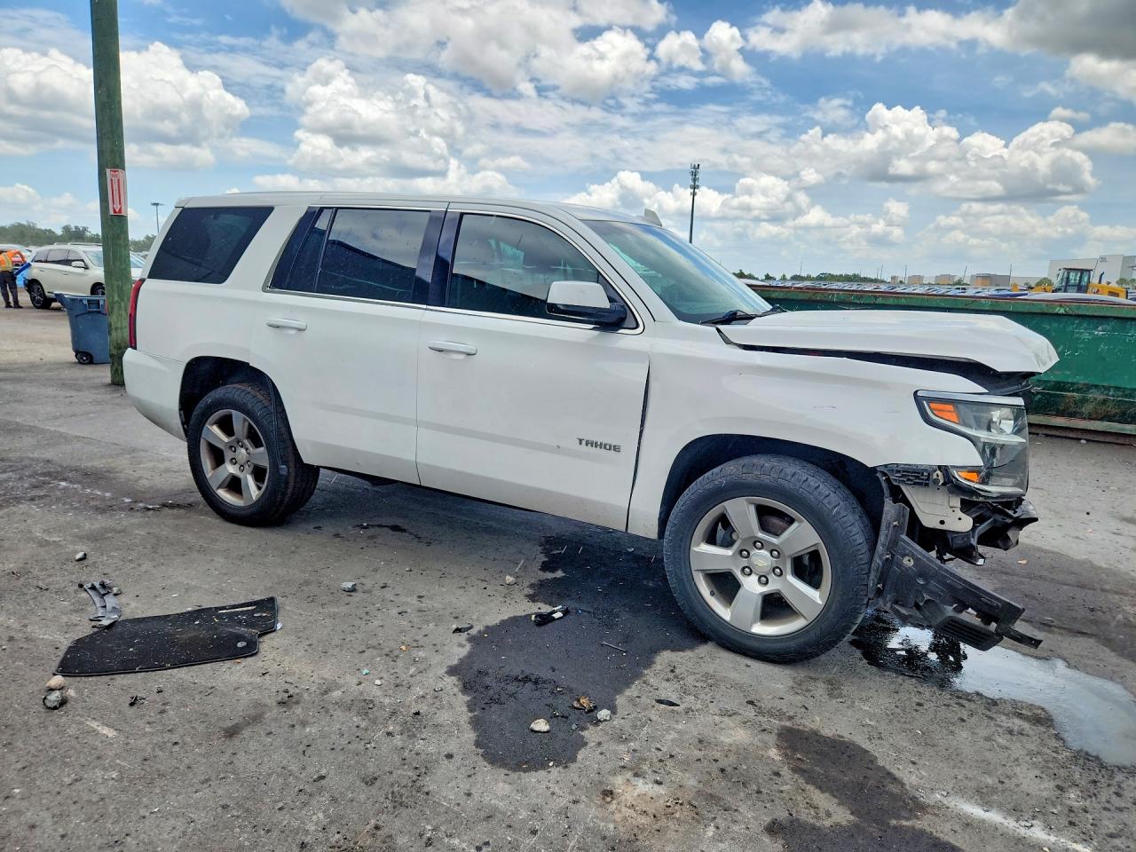 2015 Chevrolet Tahoe Police White vin: 1GNLC2EC9FR548612