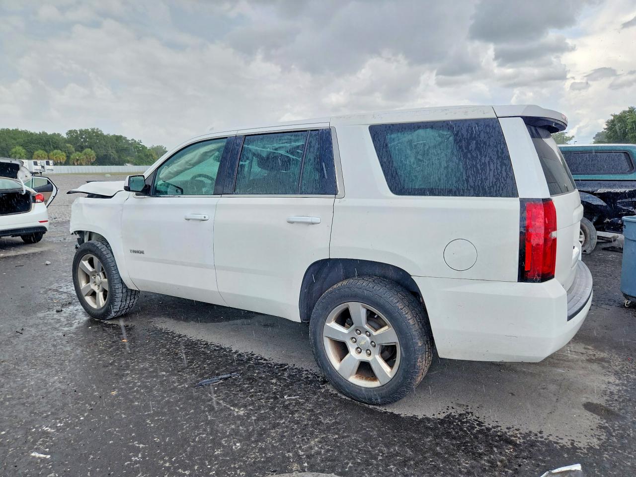 2015 Chevrolet Tahoe Police White vin: 1GNLC2EC9FR548612