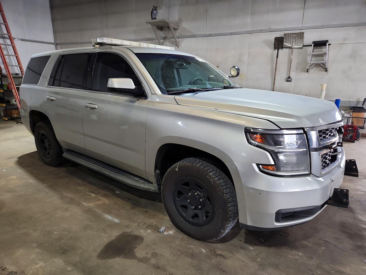 2015 Chevrolet Tahoe Police Silver vin: 1GNLC2EC9FR672458