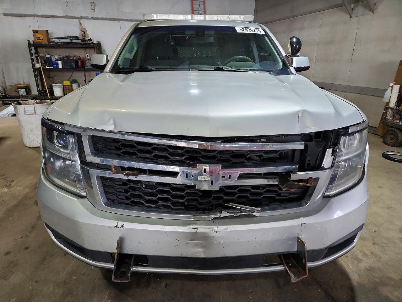 2015 Chevrolet Tahoe Police Silver vin: 1GNLC2EC9FR672458