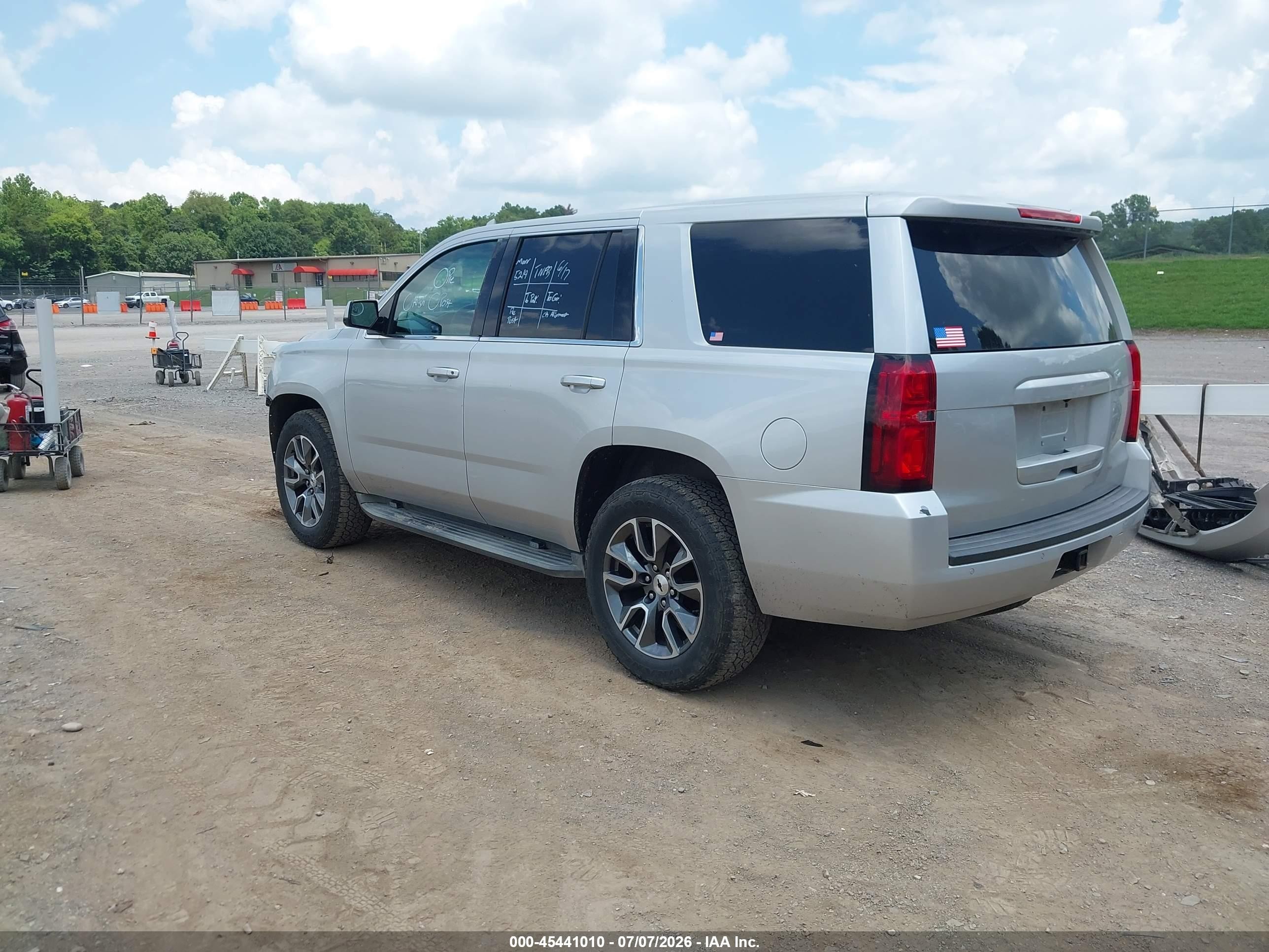 2015 Chevrolet Tahoe Commercial Fleet Silver vin: 1GNLC2KC9FR705219