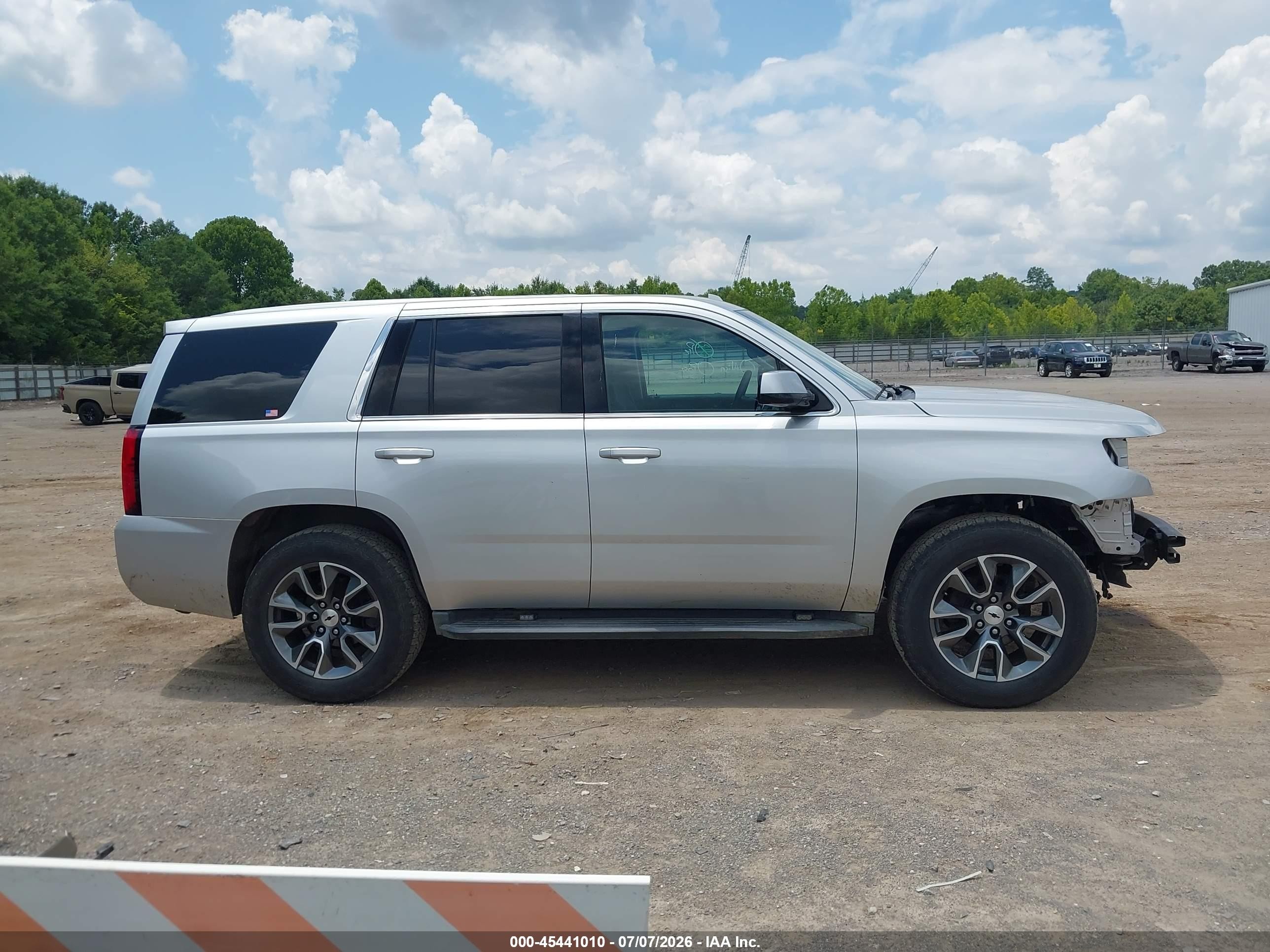 2015 Chevrolet Tahoe Commercial Fleet Silver vin: 1GNLC2KC9FR705219