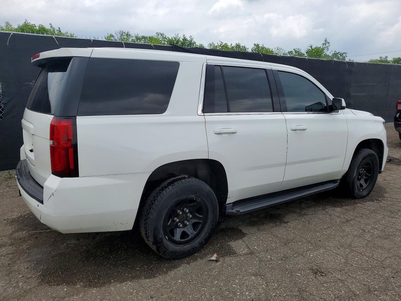 2016 Chevrolet Tahoe Police White vin: 1GNLCDEC5GR271342