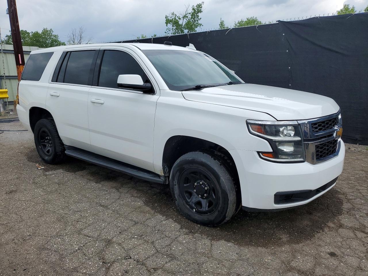 2016 Chevrolet Tahoe Police White vin: 1GNLCDEC5GR271342