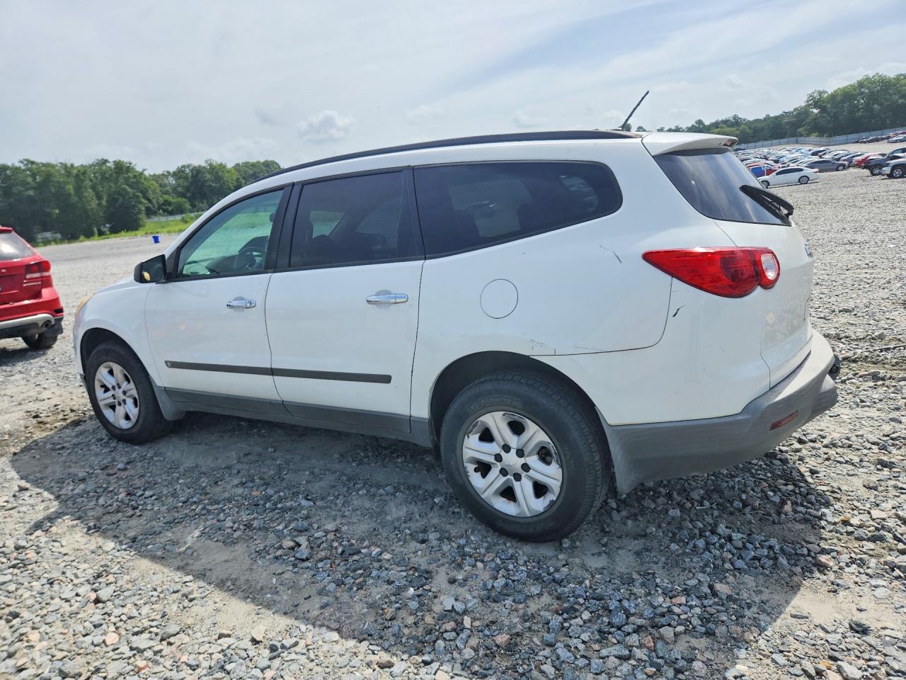 2010 Chevrolet Traverse Ls White vin: 1GNLREED8AS155534
