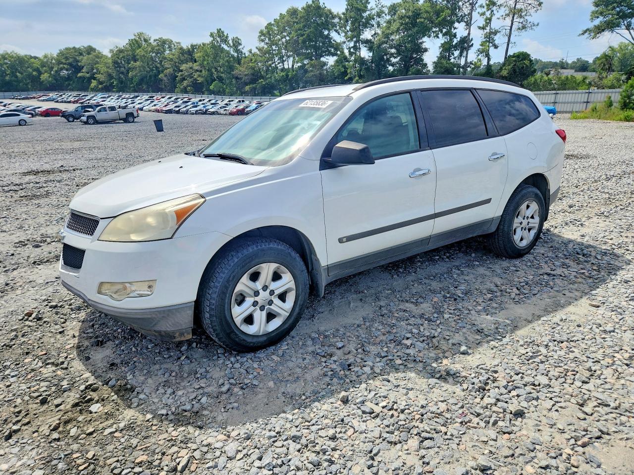 2010 Chevrolet Traverse Ls White vin: 1GNLREED8AS155534