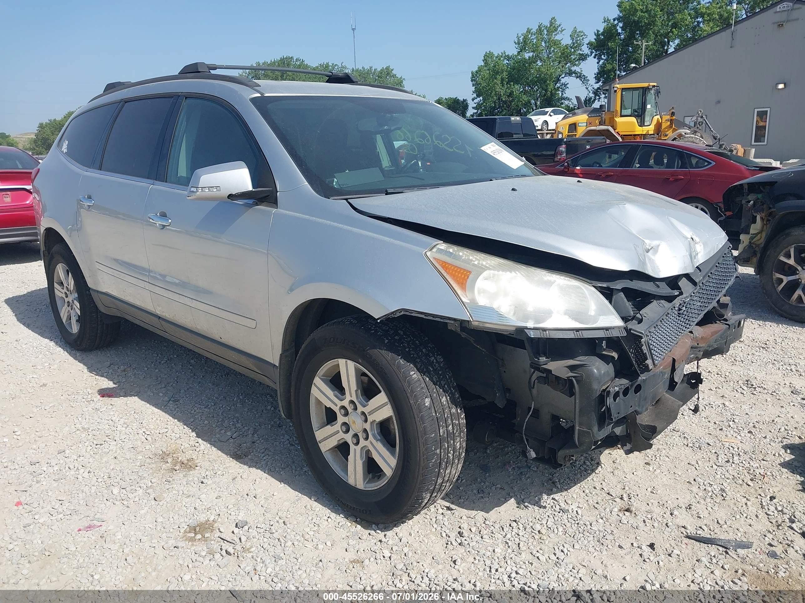 2010 Chevrolet Traverse Lt Silver vin: 1GNLRFED0AJ252237