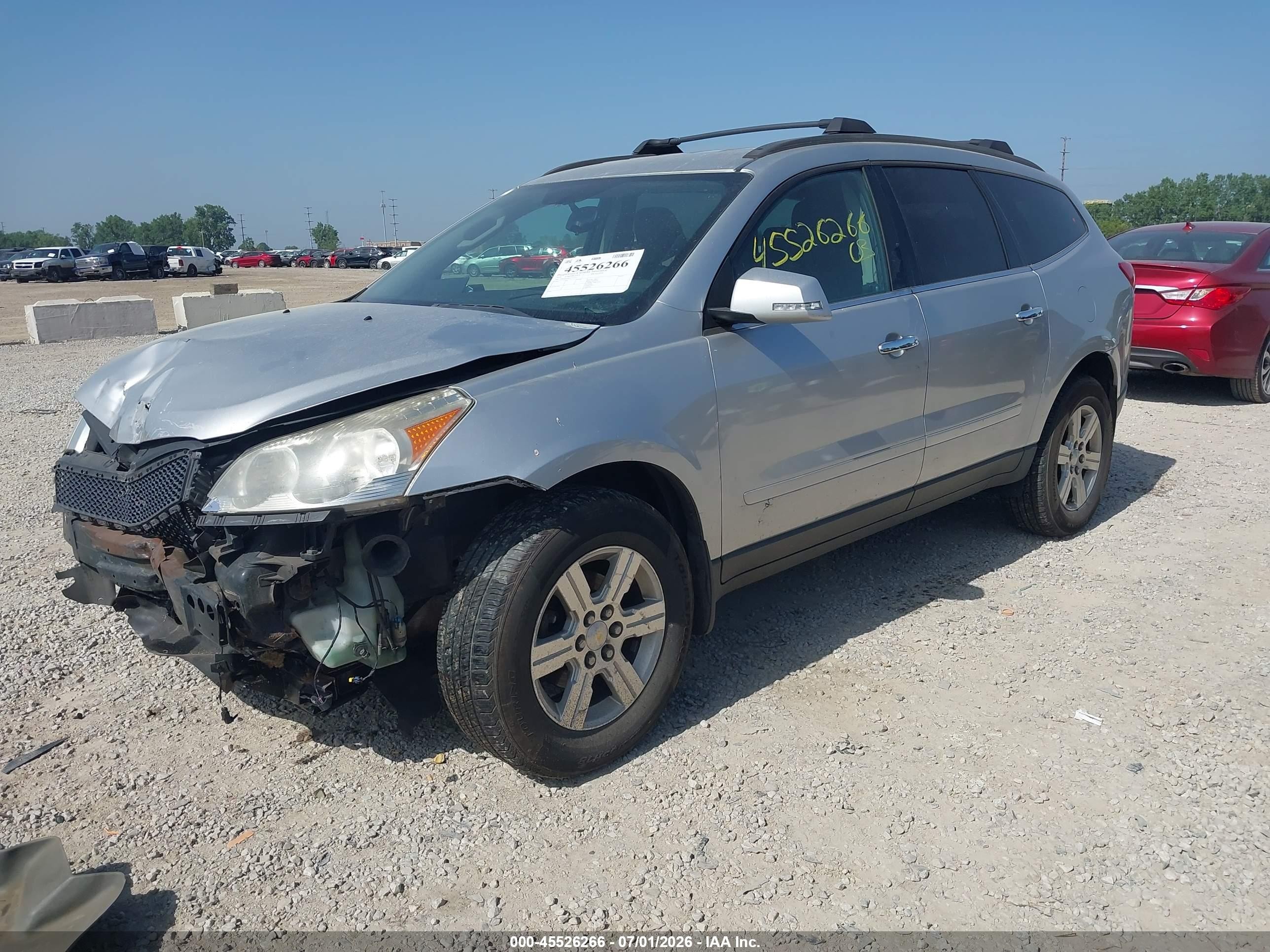 2010 Chevrolet Traverse Lt Silver vin: 1GNLRFED0AJ252237