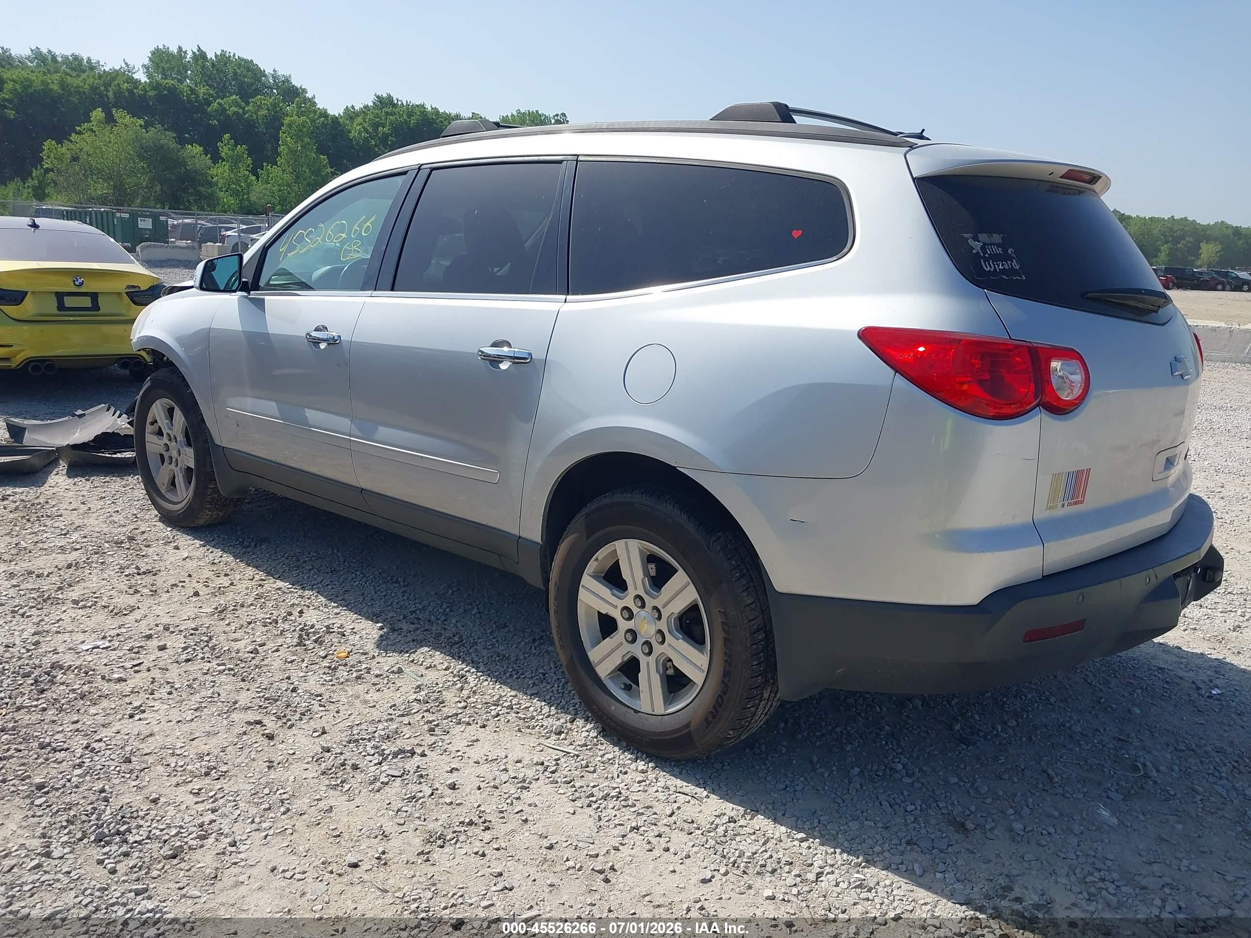 2010 Chevrolet Traverse Lt Silver vin: 1GNLRFED0AJ252237