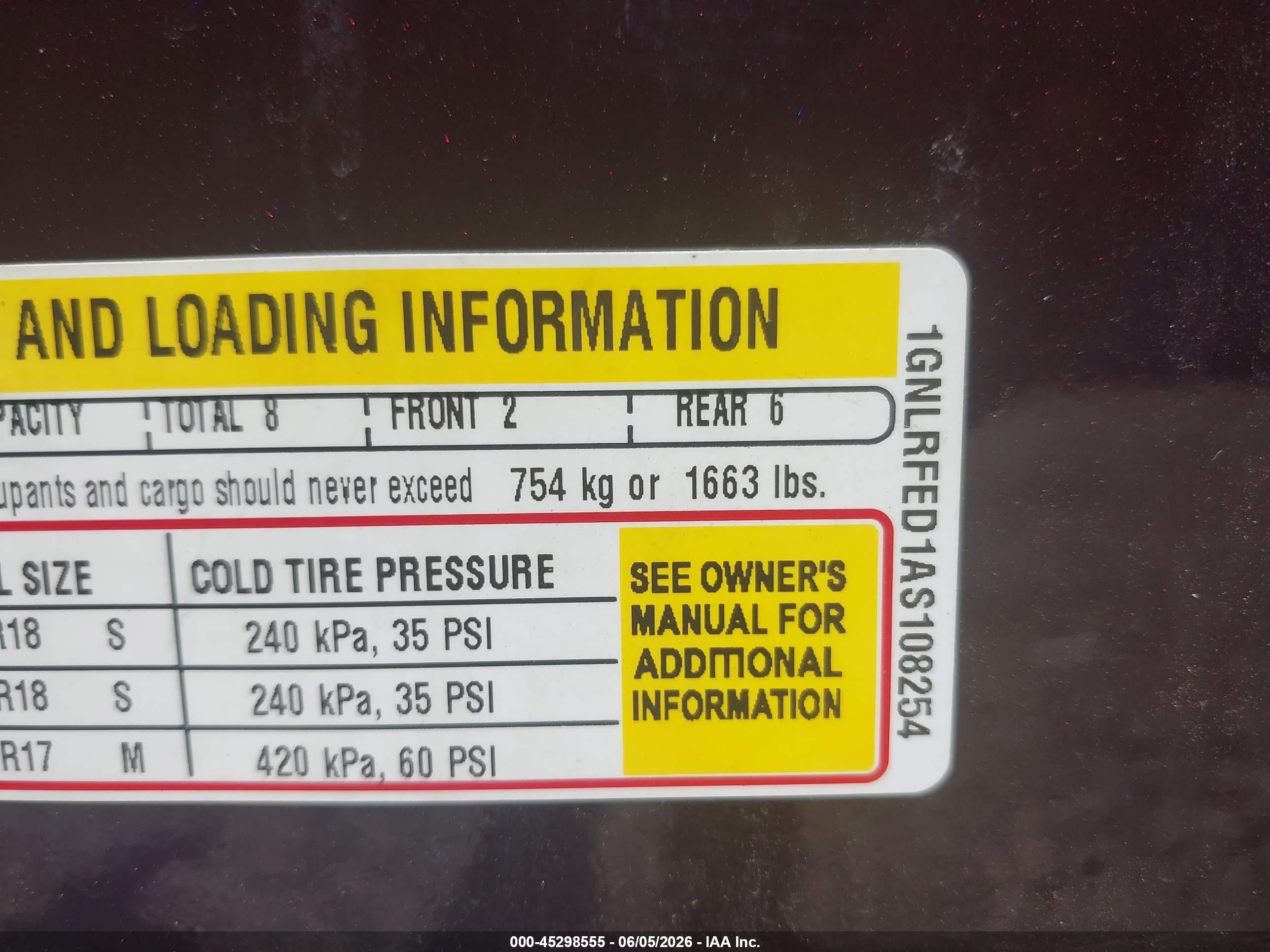 2010 Chevrolet Traverse Lt Burgundy vin: 1GNLRFED1AS108254