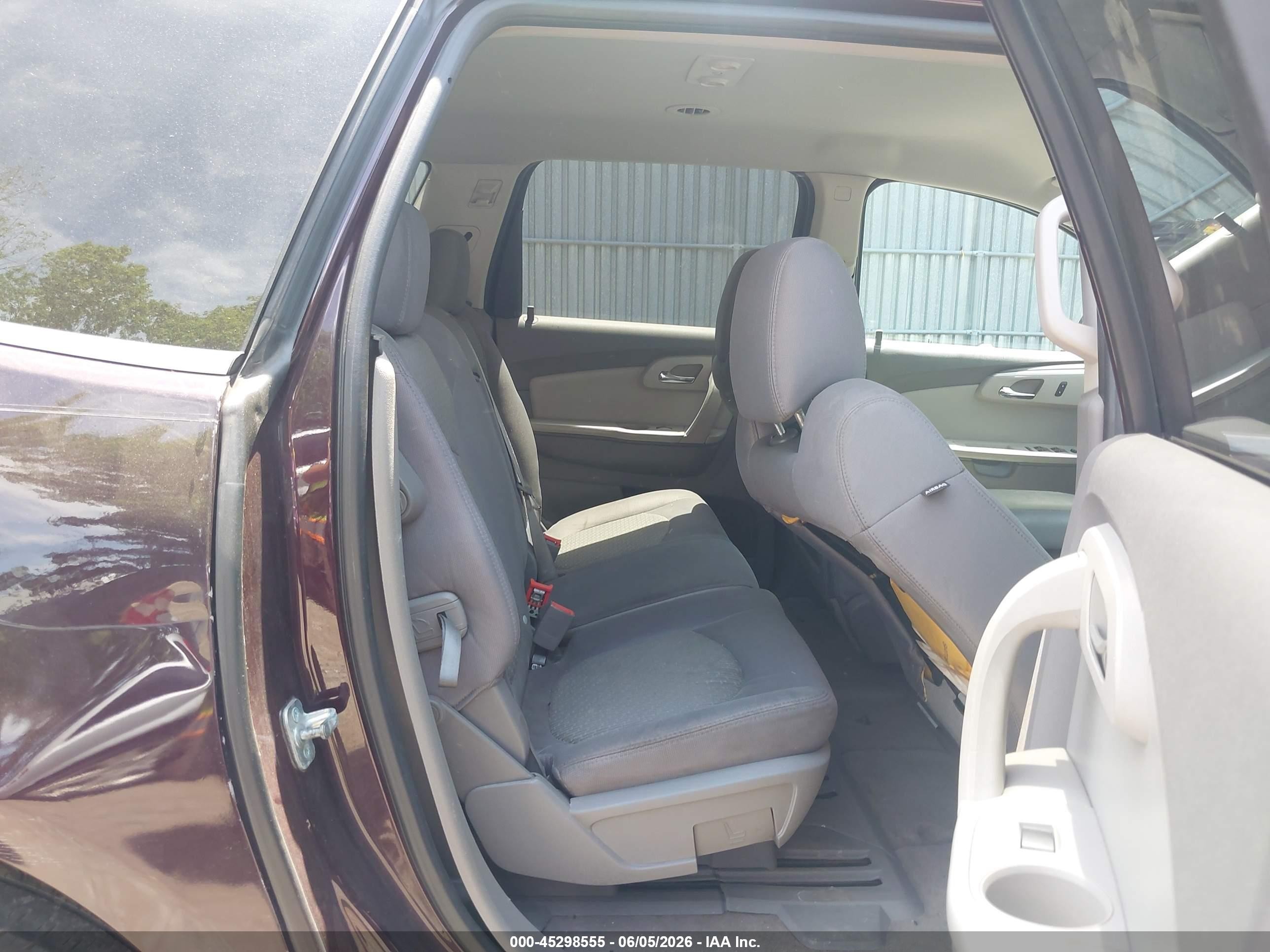 2010 Chevrolet Traverse Lt Burgundy vin: 1GNLRFED1AS108254