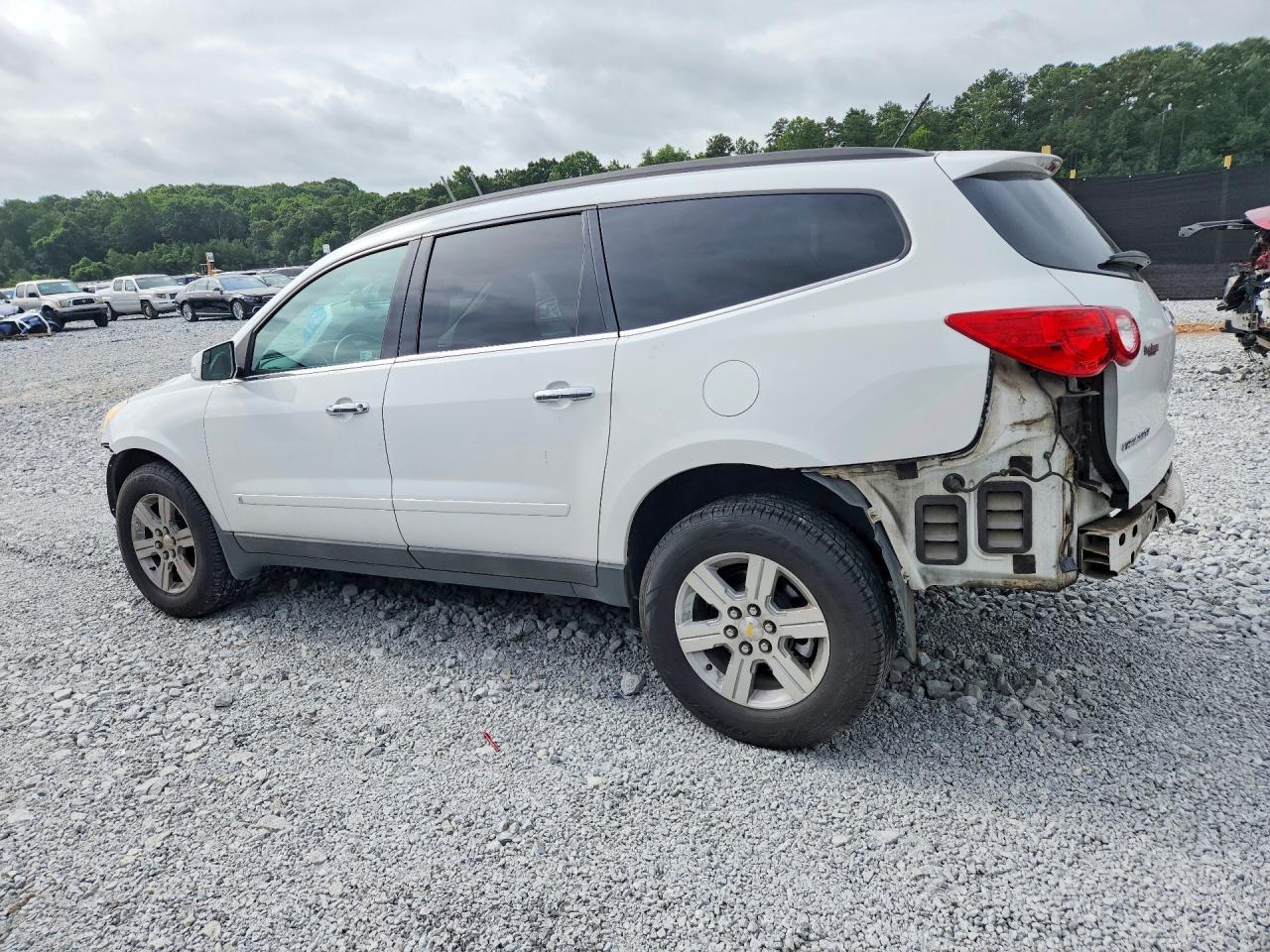 2010 Chevrolet Traverse Lt White vin: 1GNLRFED2AS110479