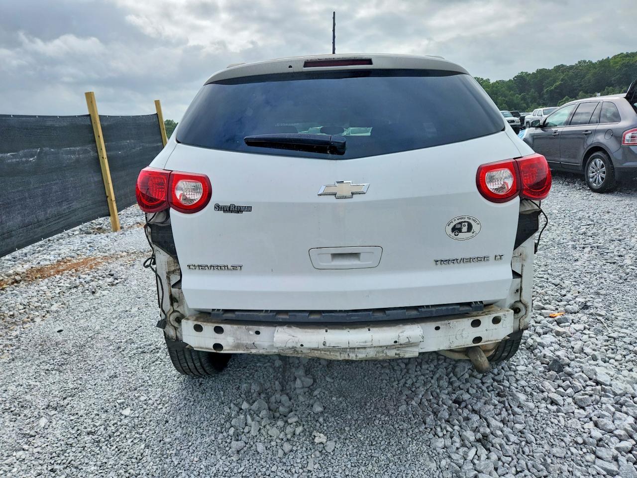 2010 Chevrolet Traverse Lt White vin: 1GNLRFED2AS110479