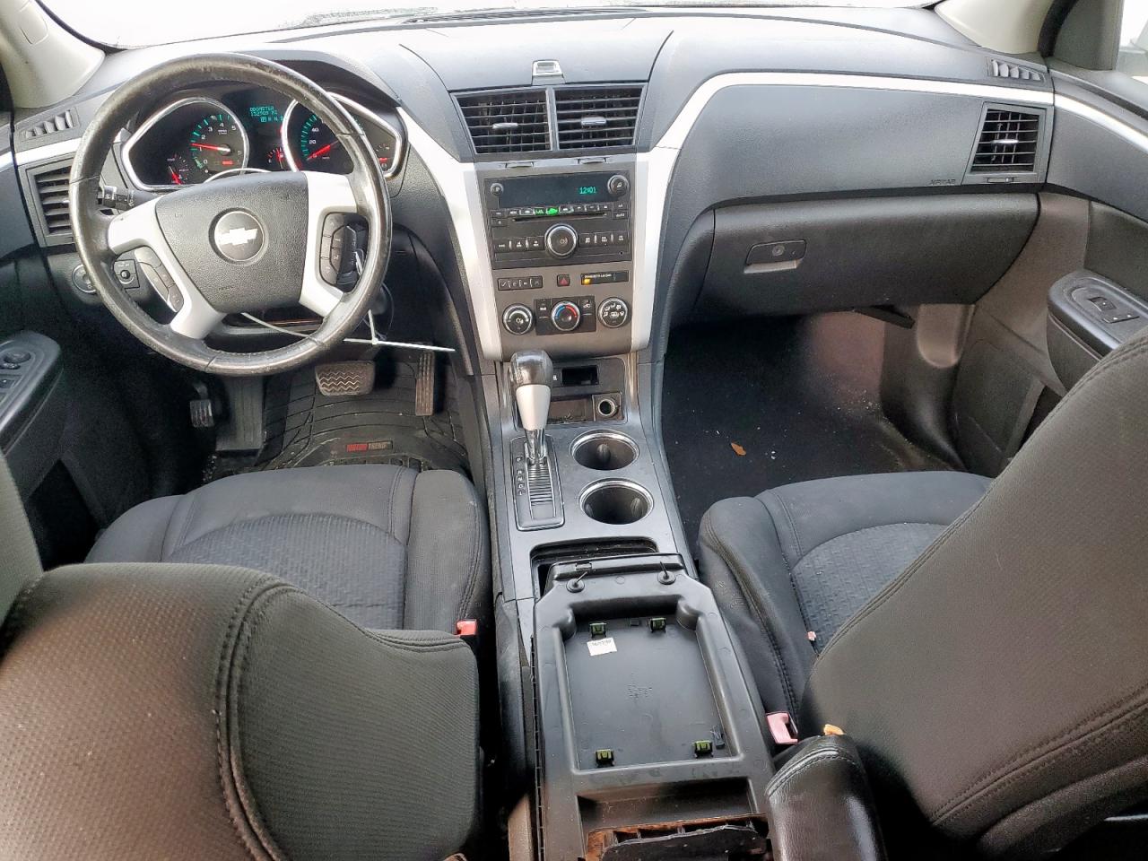 2010 Chevrolet Traverse Lt White vin: 1GNLRFED3AS106733