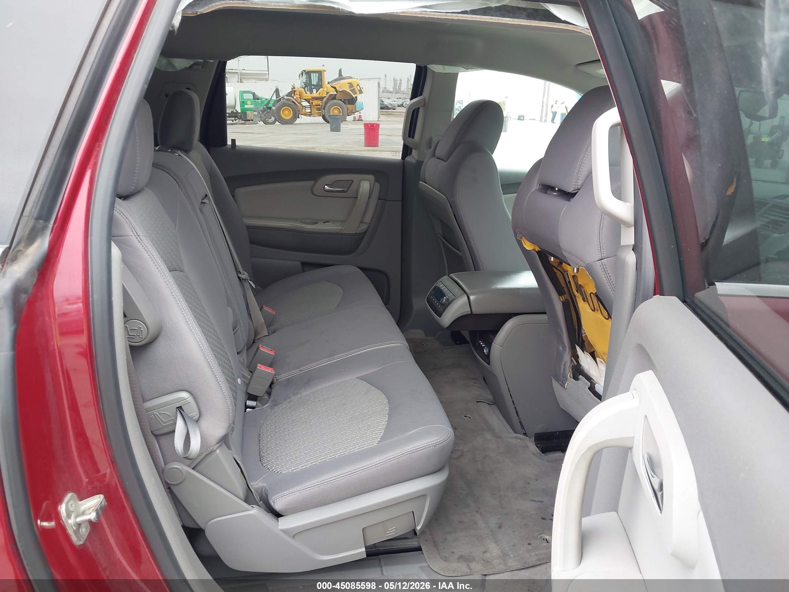 2010 Chevrolet Traverse Lt Burgundy vin: 1GNLRFED3AS140042