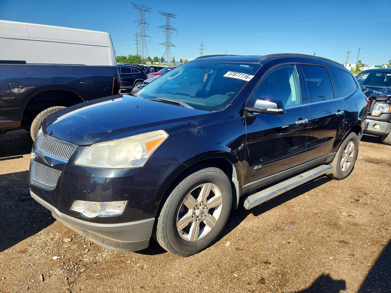 2010 Chevrolet Traverse Lt Black vin: 1GNLRFED3AS144446