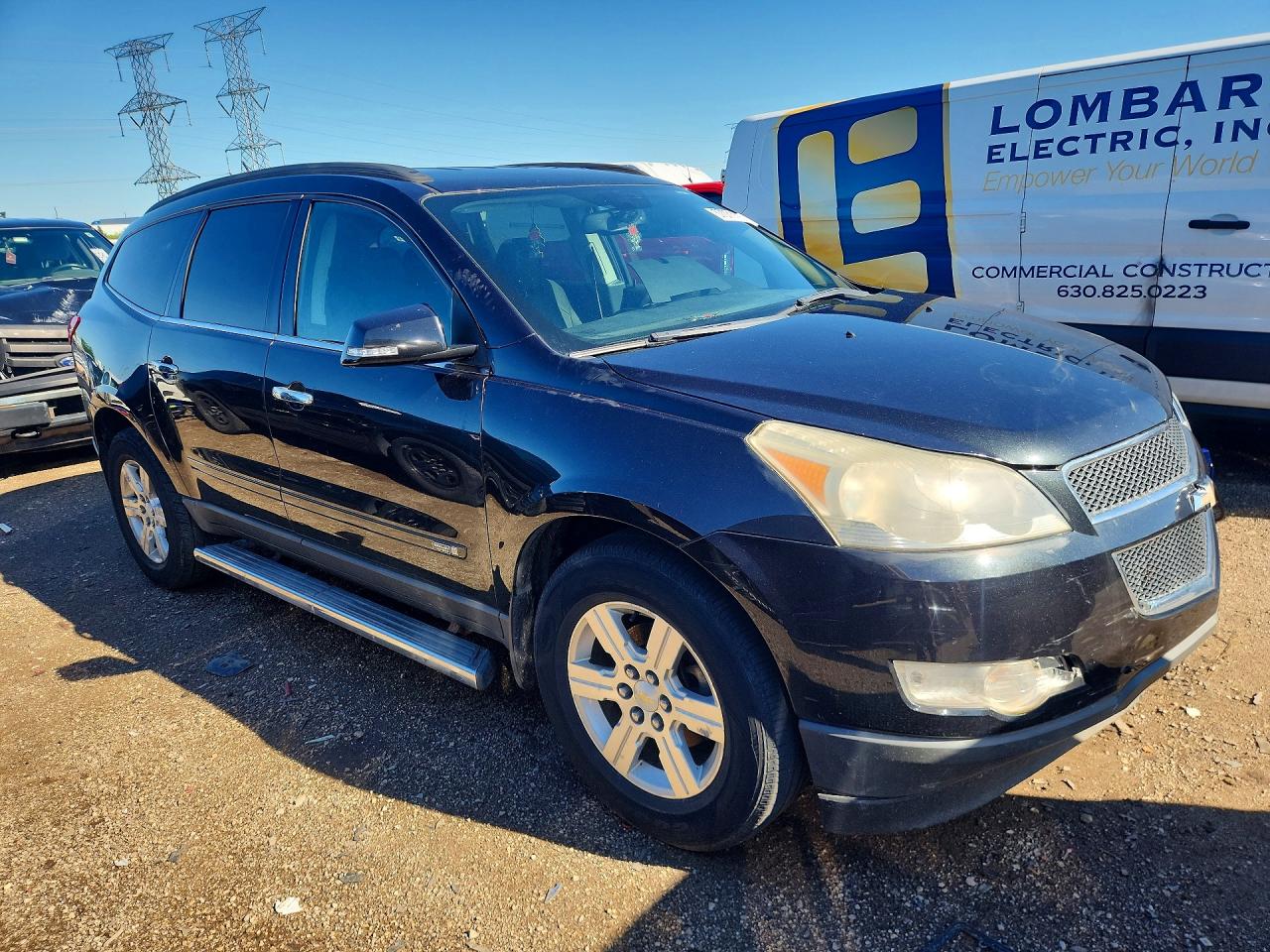 2010 Chevrolet Traverse Lt Black vin: 1GNLRFED3AS144446