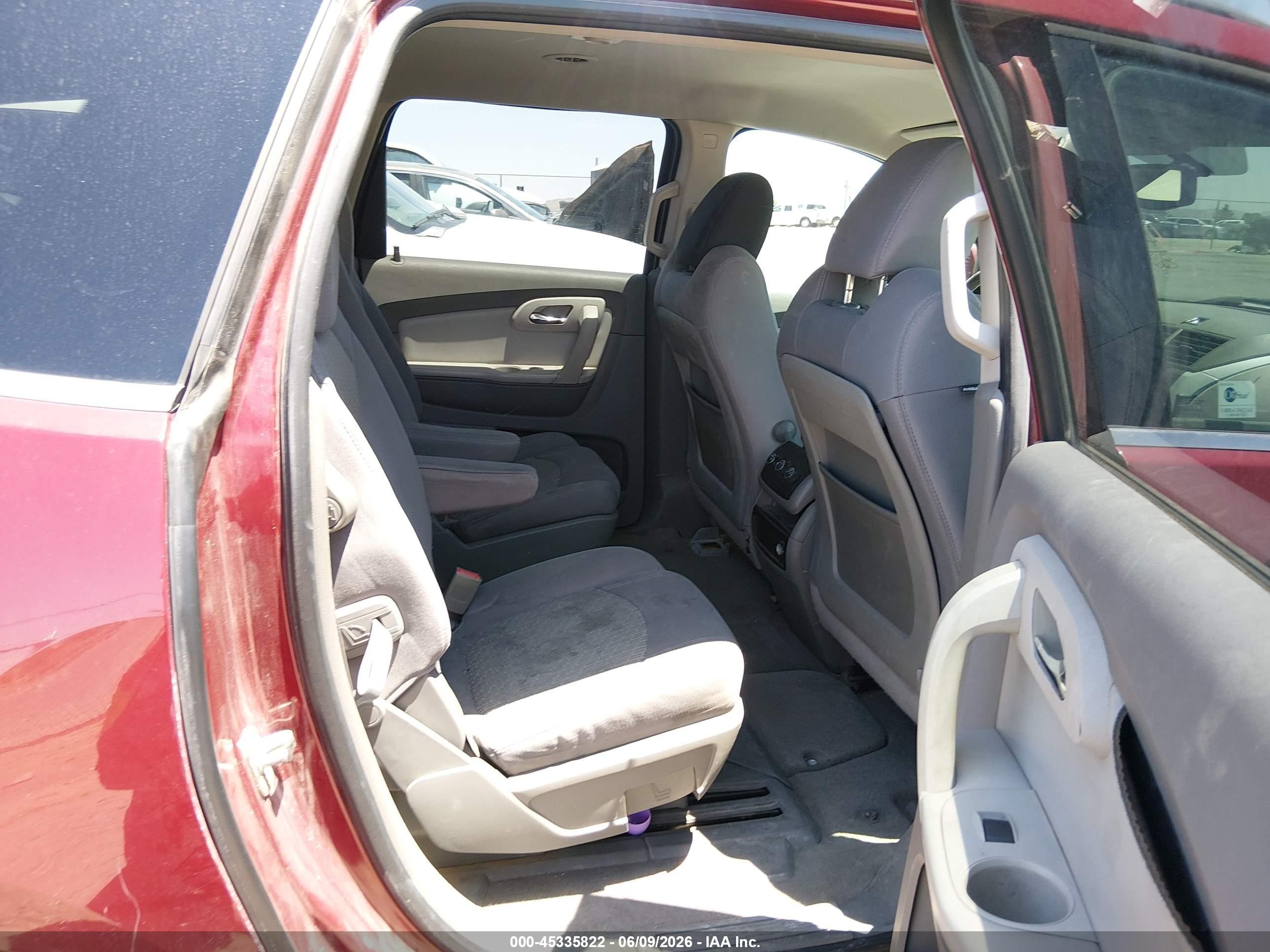 2010 Chevrolet Traverse Lt Maroon vin: 1GNLRFED4AJ198019
