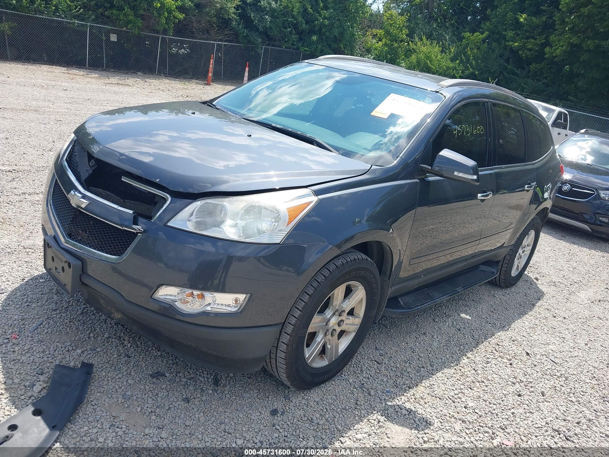 2010 Chevrolet Traverse Lt Gray vin: 1GNLRFED4AJ203350
