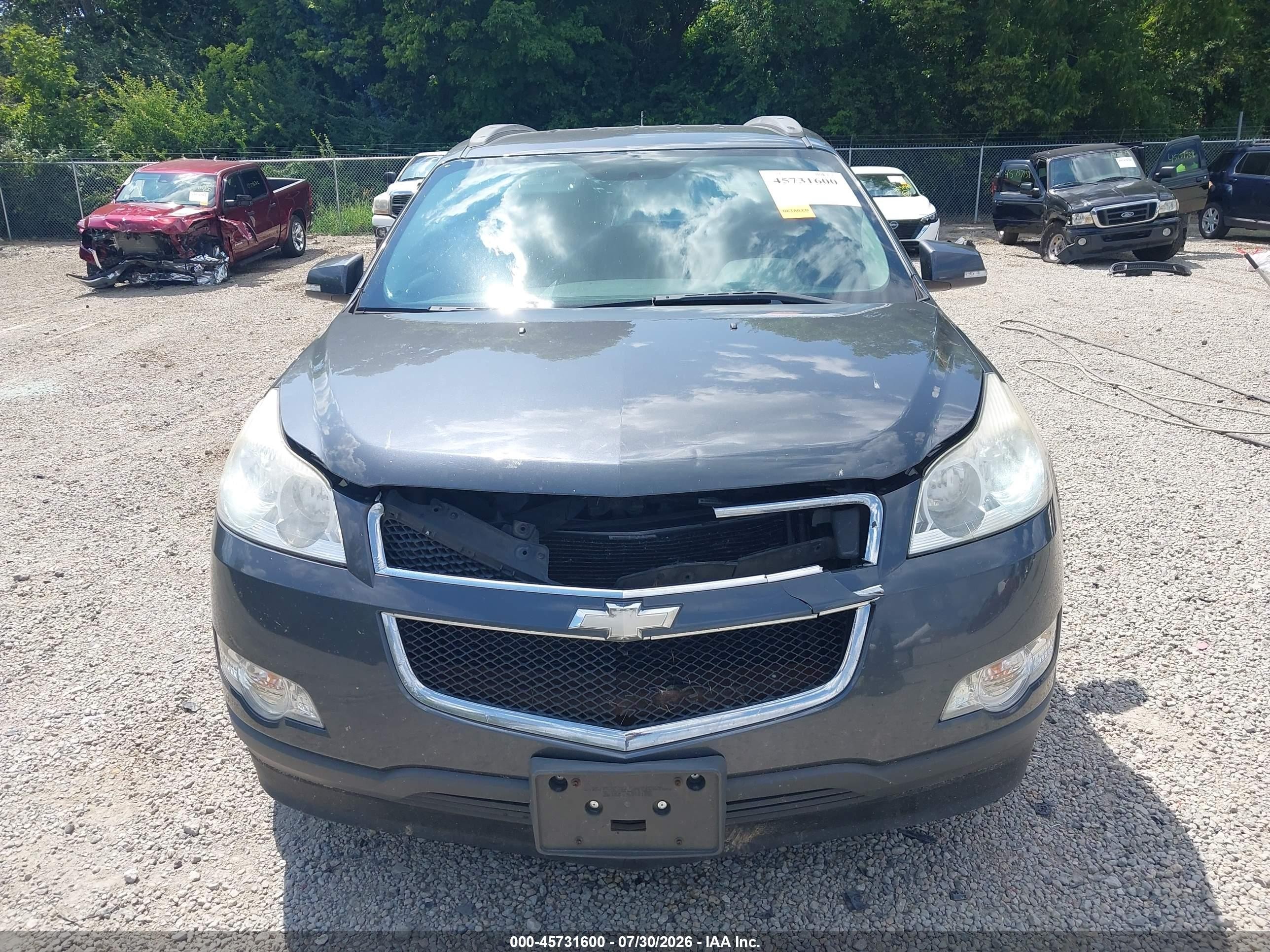 2010 Chevrolet Traverse Lt Gray vin: 1GNLRFED4AJ203350