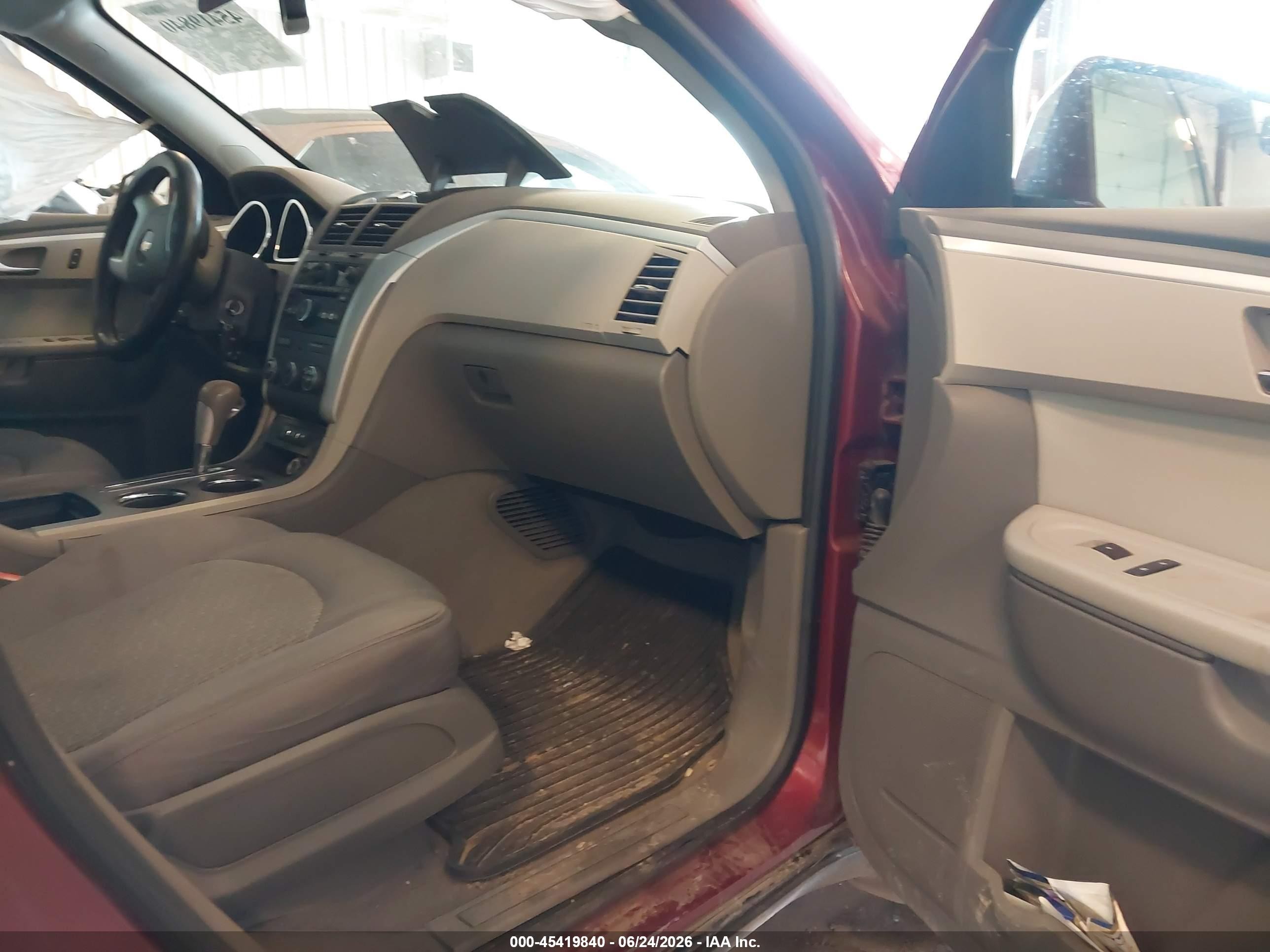 2010 Chevrolet Traverse Lt Red vin: 1GNLRFED6AJ265624