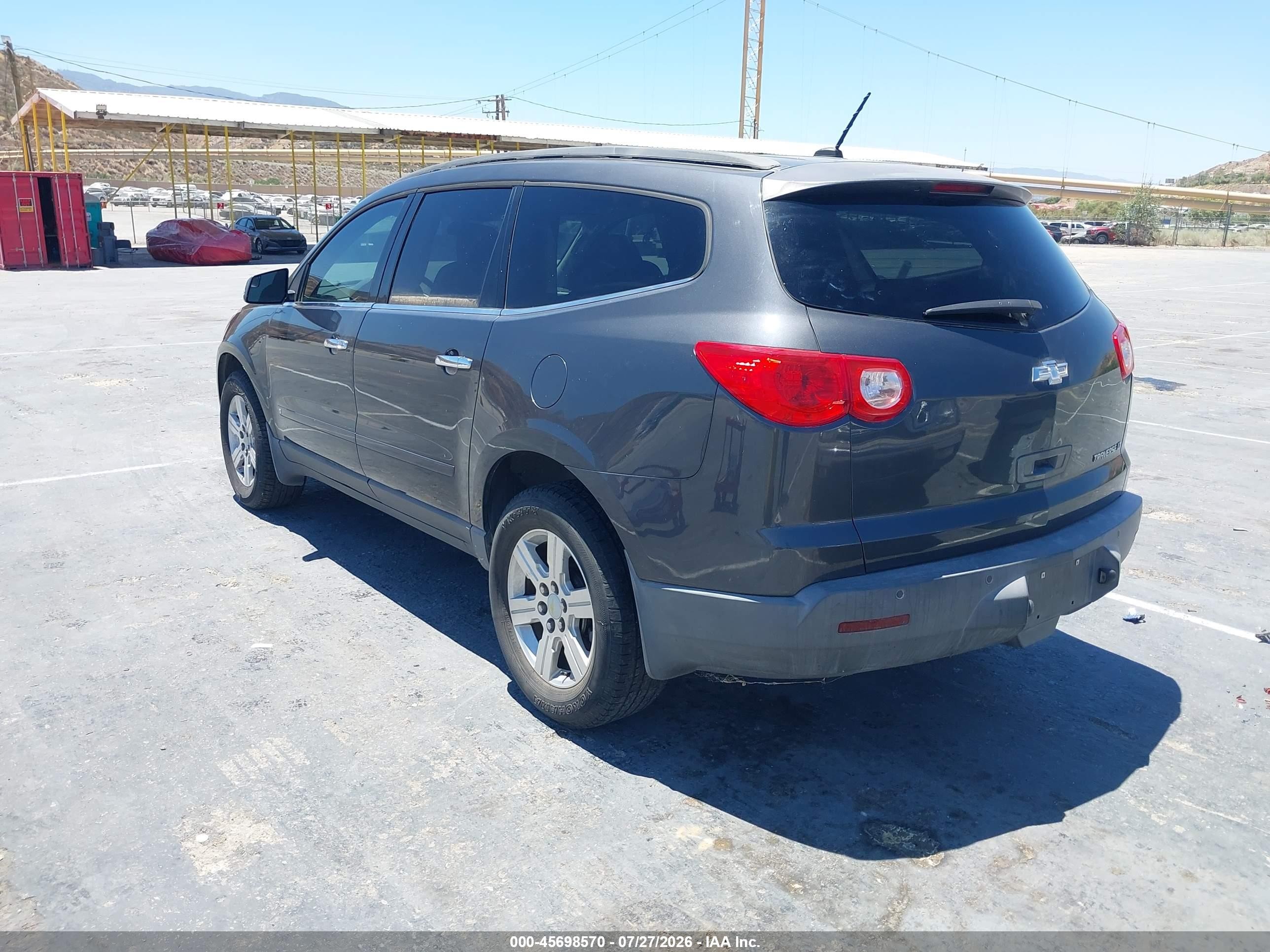 2010 Chevrolet Traverse Lt Gray vin: 1GNLRFED7AS154851