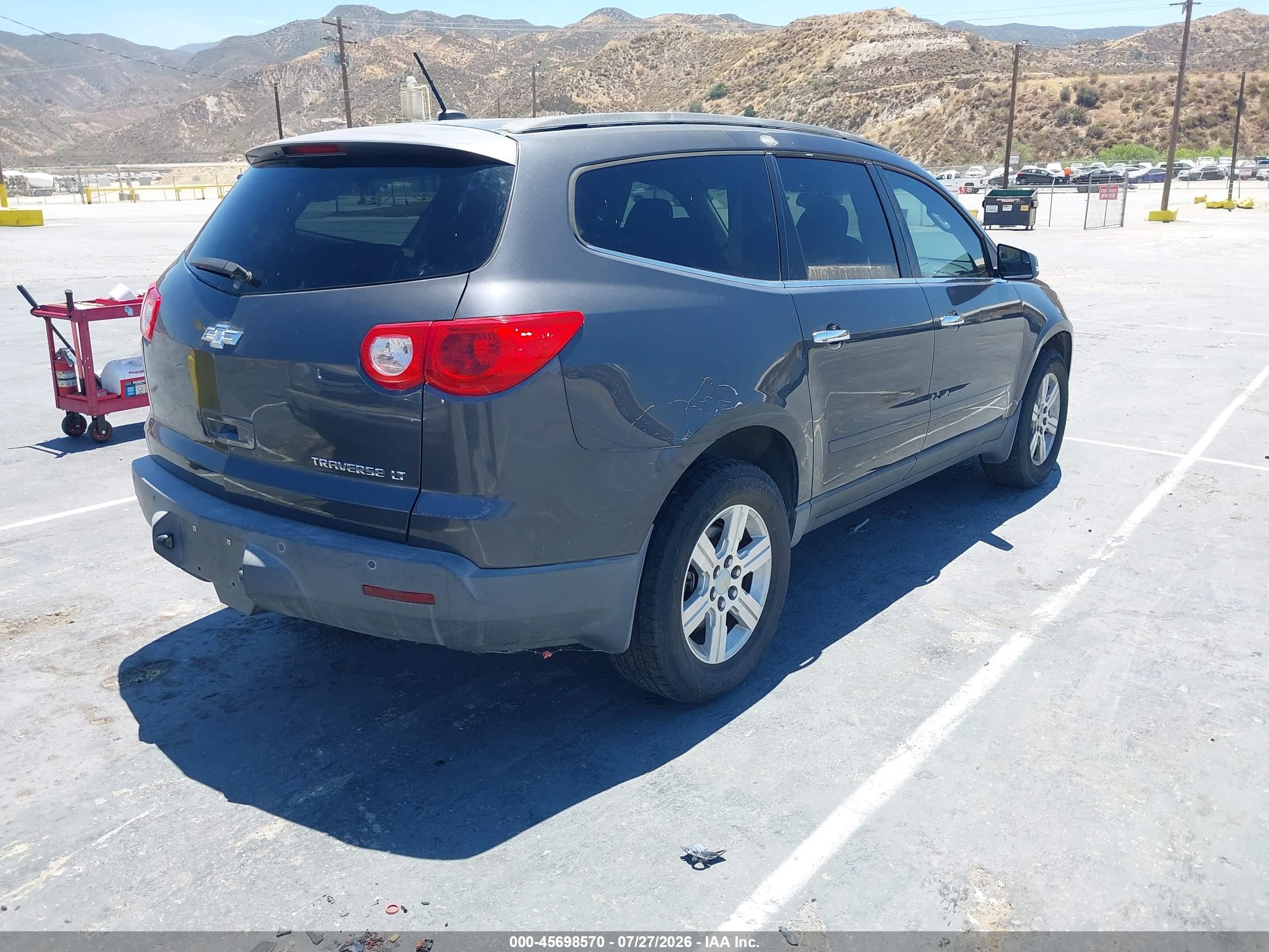2010 Chevrolet Traverse Lt Gray vin: 1GNLRFED7AS154851