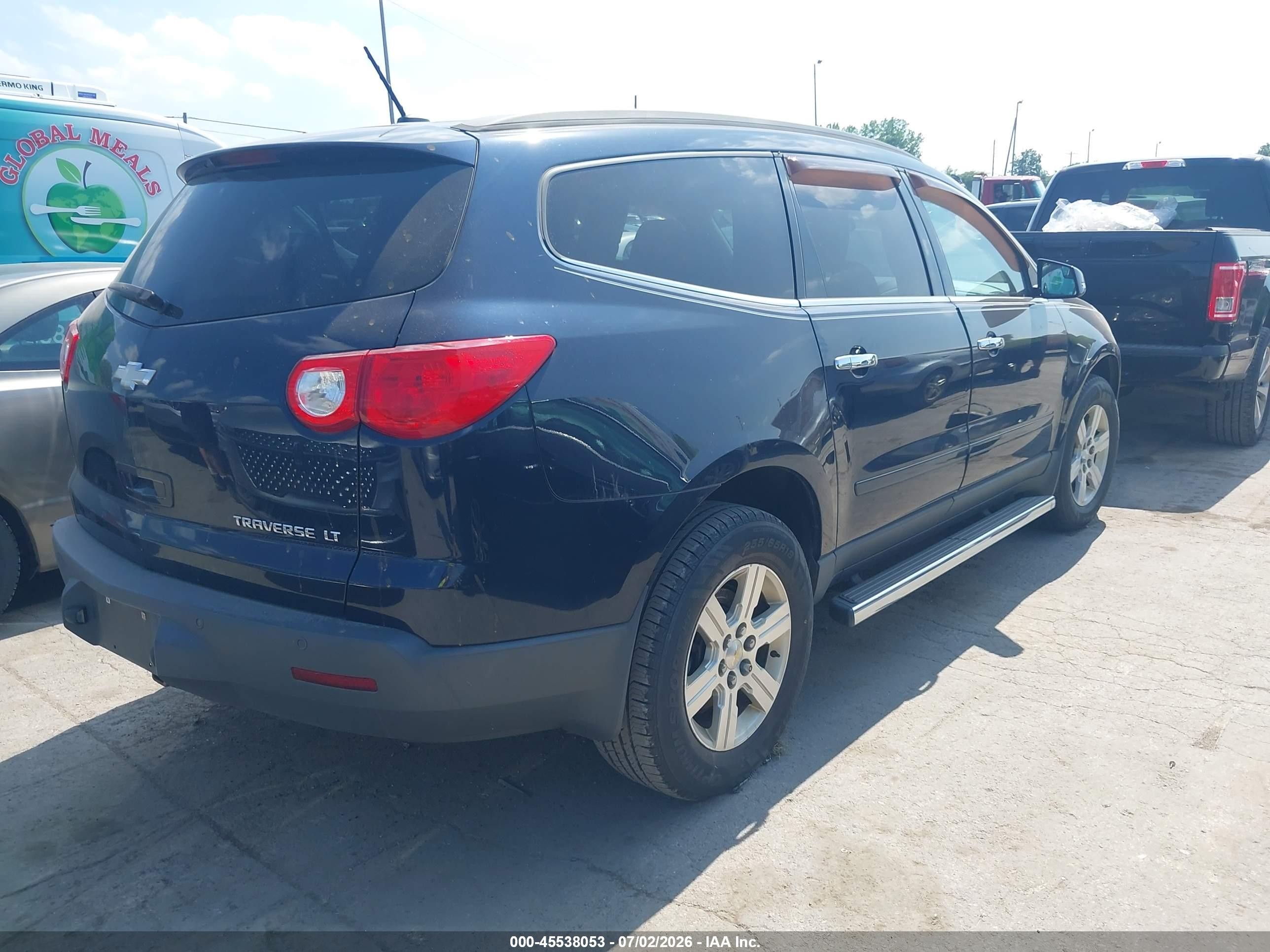 2010 Chevrolet Traverse Lt Blue vin: 1GNLRFED9AJ231094