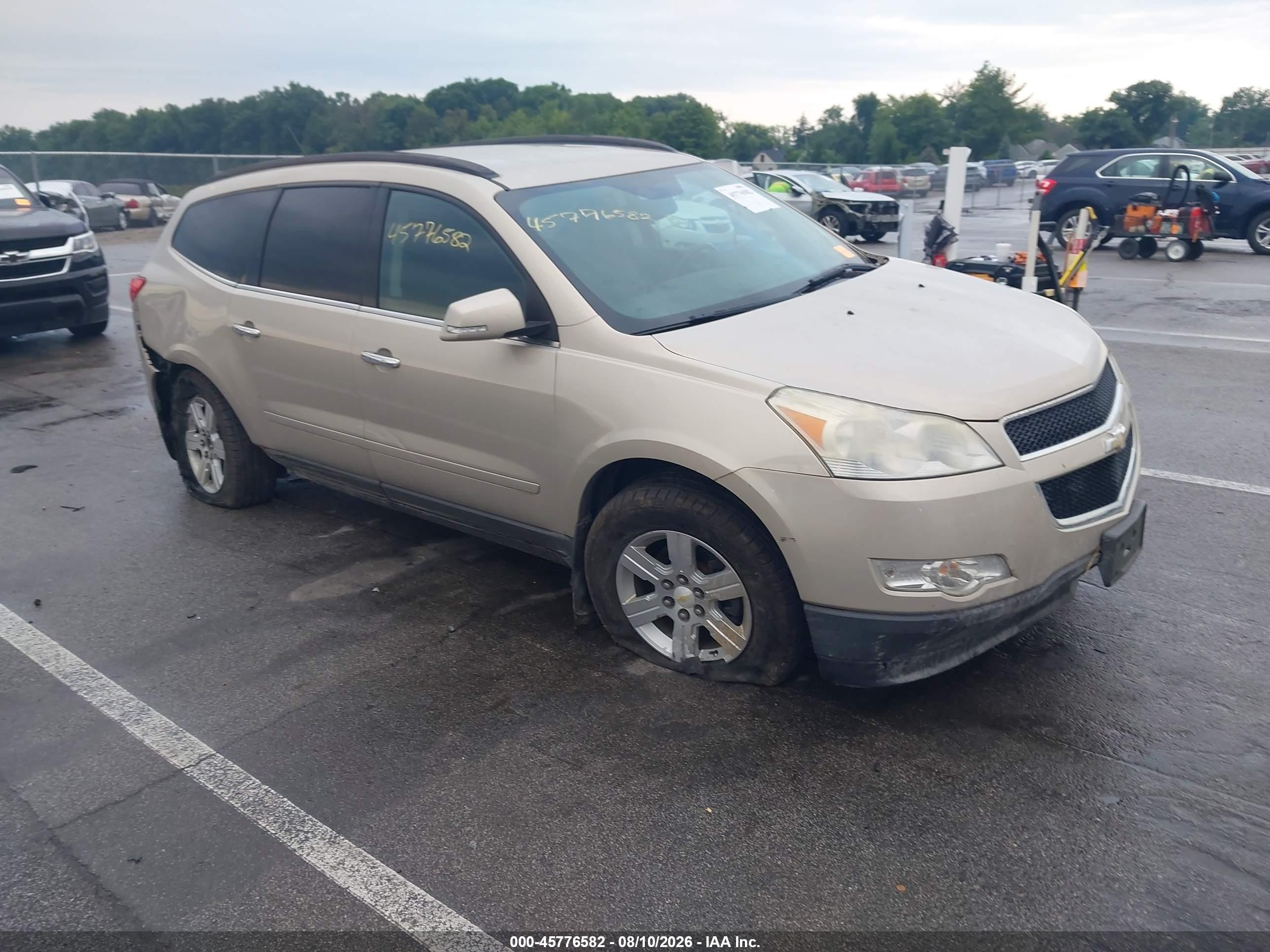 2010 Chevrolet Traverse Lt Gold vin: 1GNLRFED9AJ235419