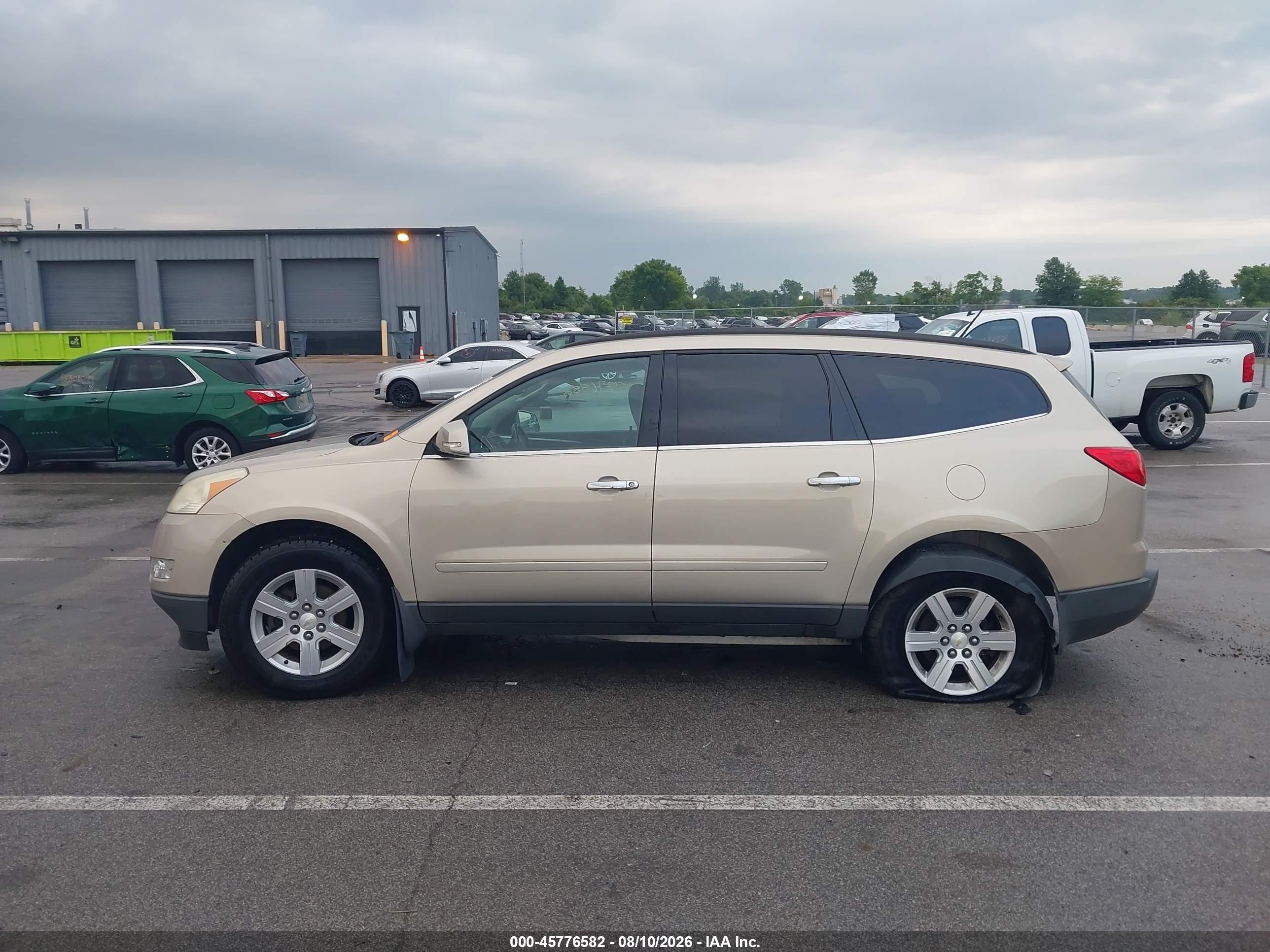2010 Chevrolet Traverse Lt Gold vin: 1GNLRFED9AJ235419