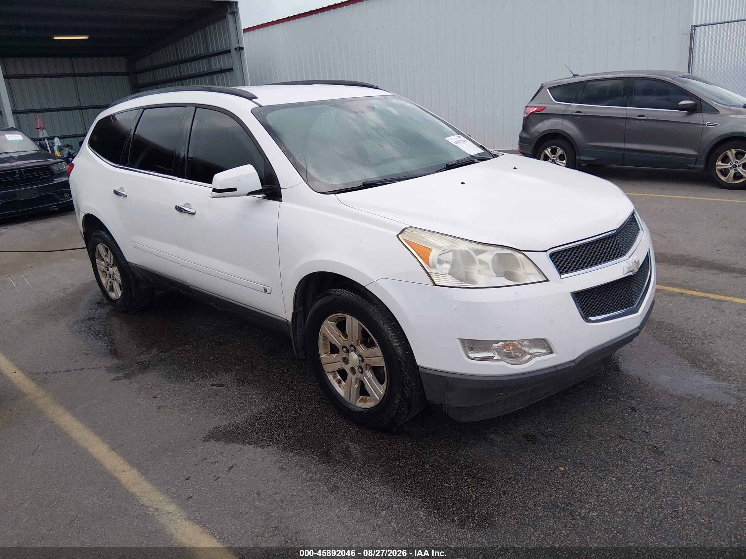 2010 Chevrolet Traverse Lt Белый vin: 1GNLRFED9AS137159