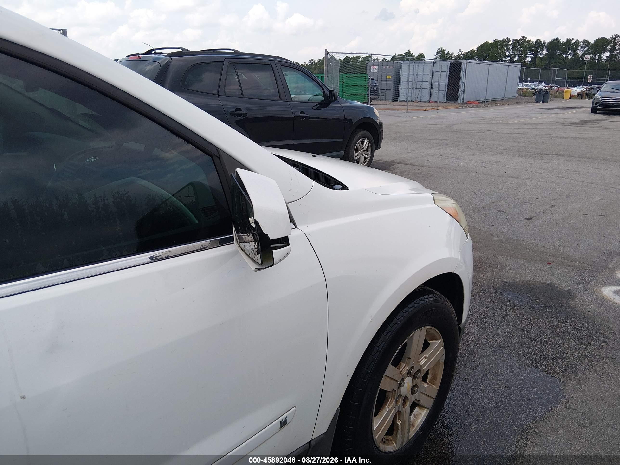 2010 Chevrolet Traverse Lt Белый vin: 1GNLRFED9AS137159