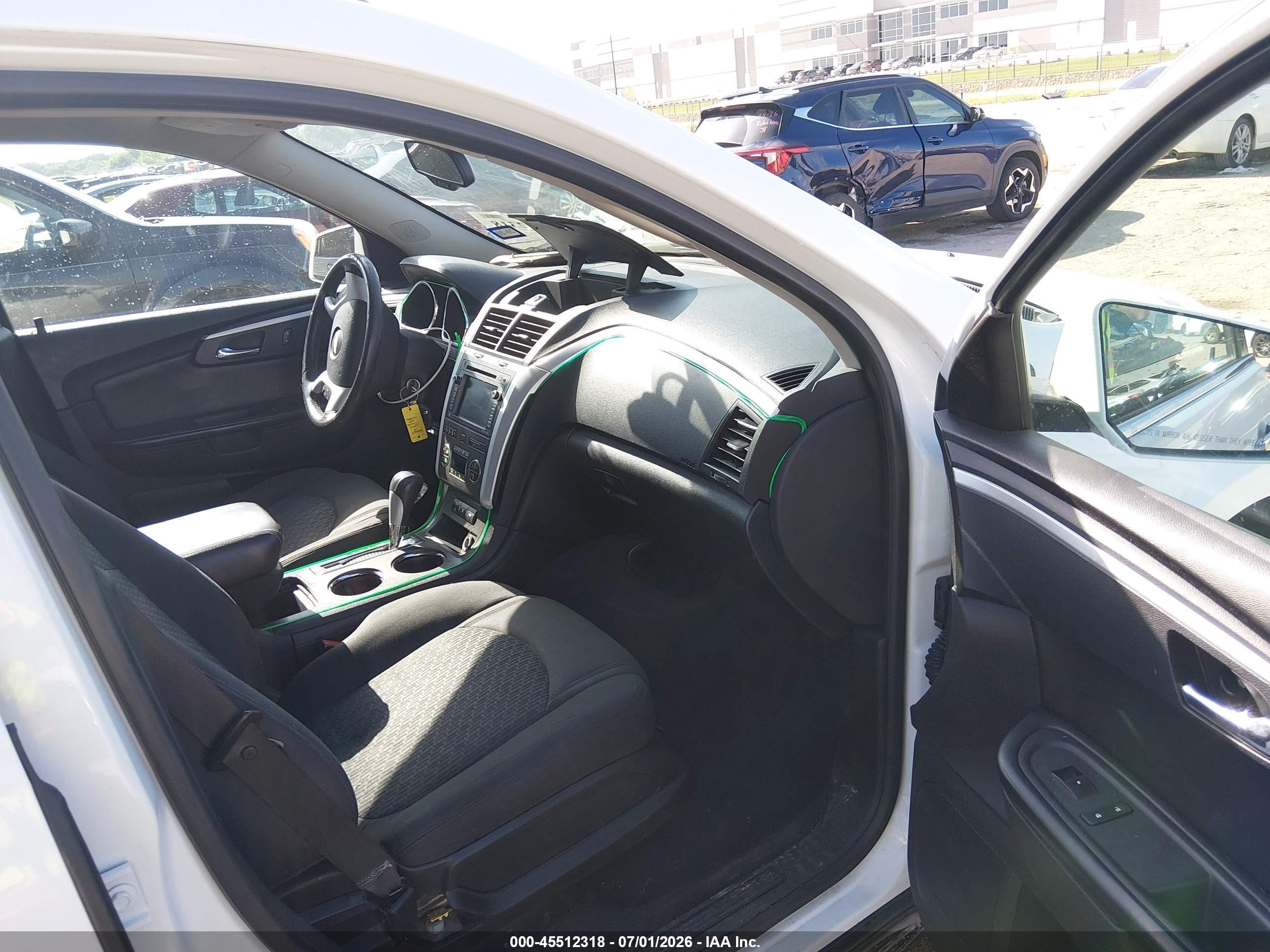 2010 Chevrolet Traverse Lt White vin: 1GNLRFED9AS140806