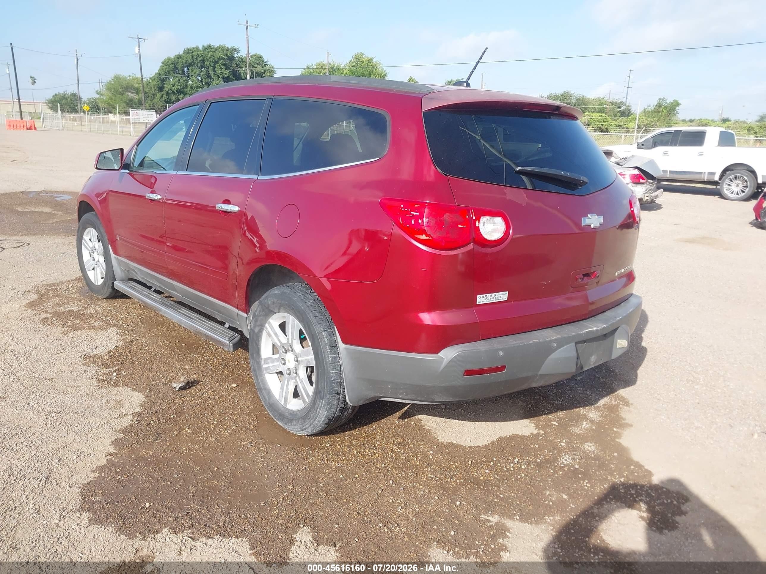 2010 Chevrolet Traverse Lt Red vin: 1GNLRFED9AS144726